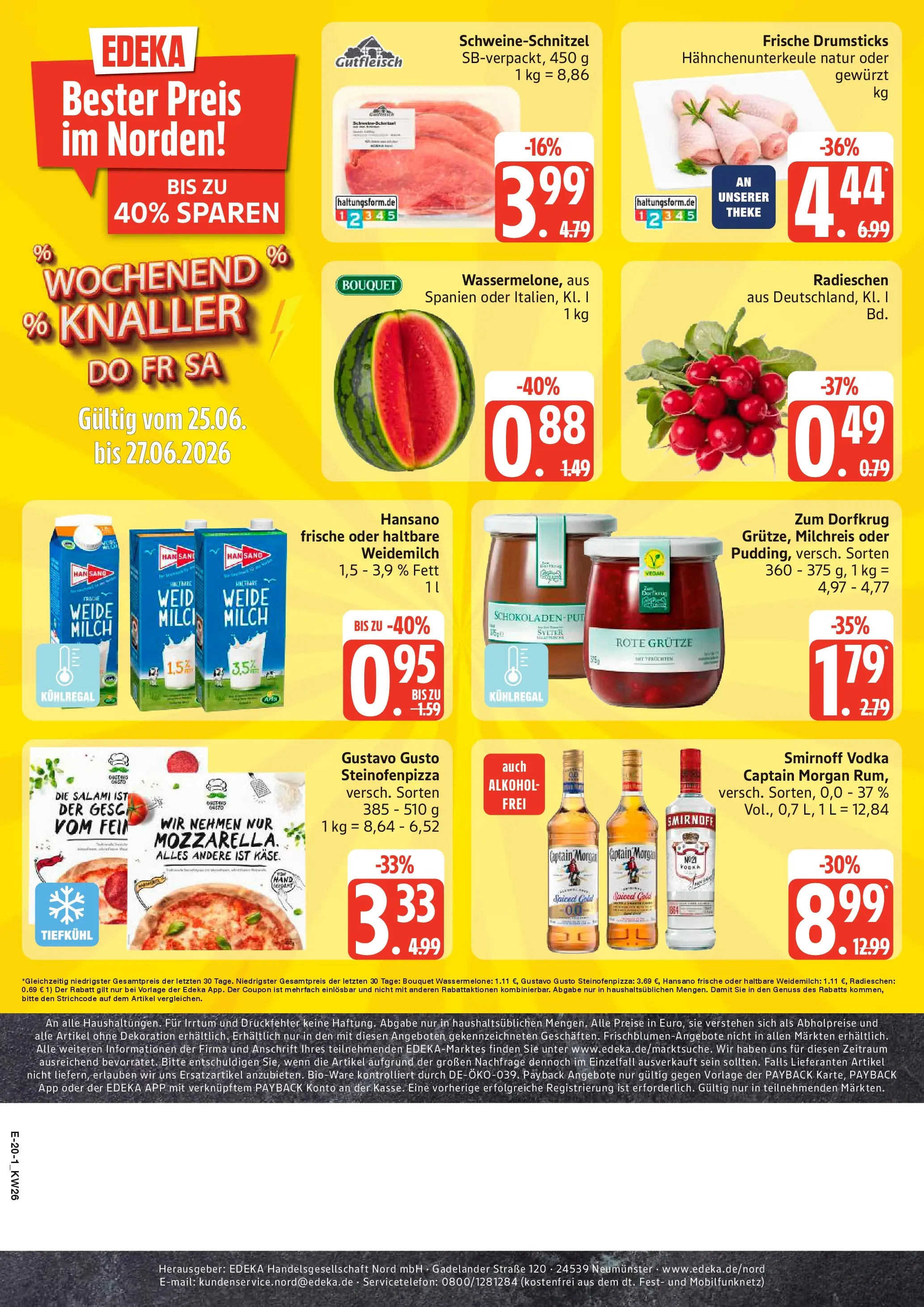 Edeka prospekt Rostock (ab 22.06.2026) » Angebote Online | Seite: 25