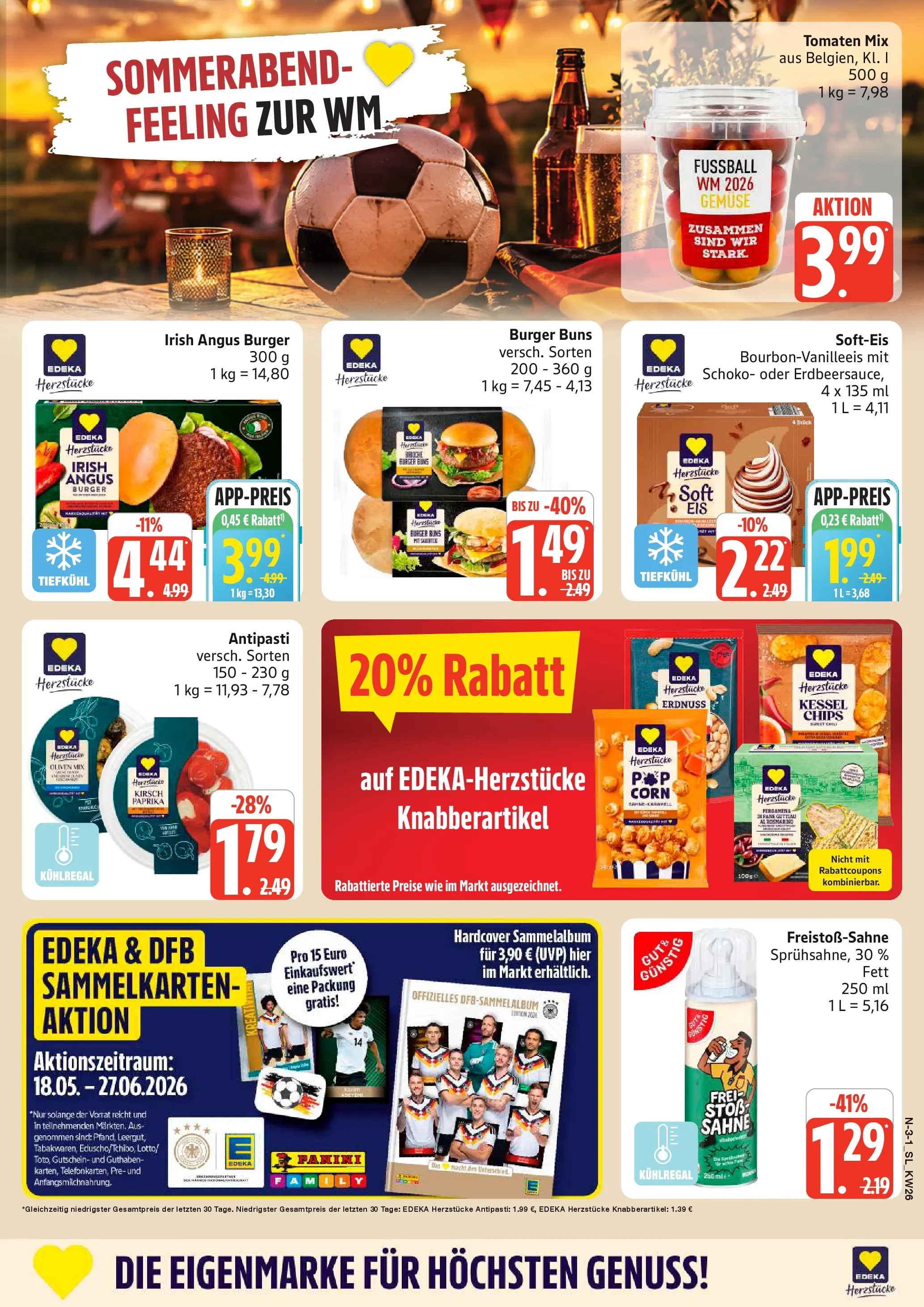 Edeka prospekt Schleswig (ab 22.06.2026) » Angebote Online | Seite: 3 | Produkte: Pane, Tomaten, Gemüse, Chili