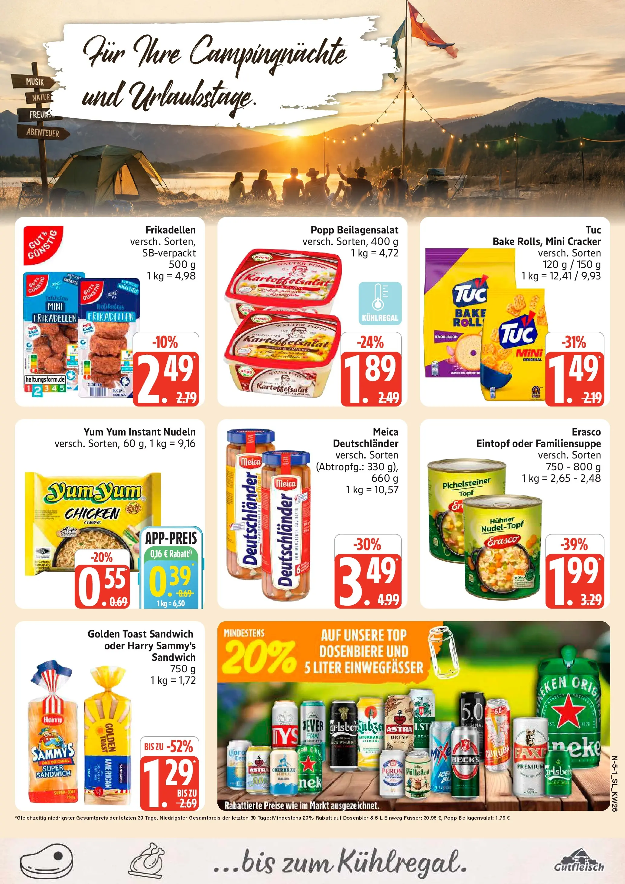 Edeka prospekt Schleswig (ab 22.06.2026) » Angebote Online | Seite: 5 | Produkte: Astra, Dosenbier, Zitrone, Jever