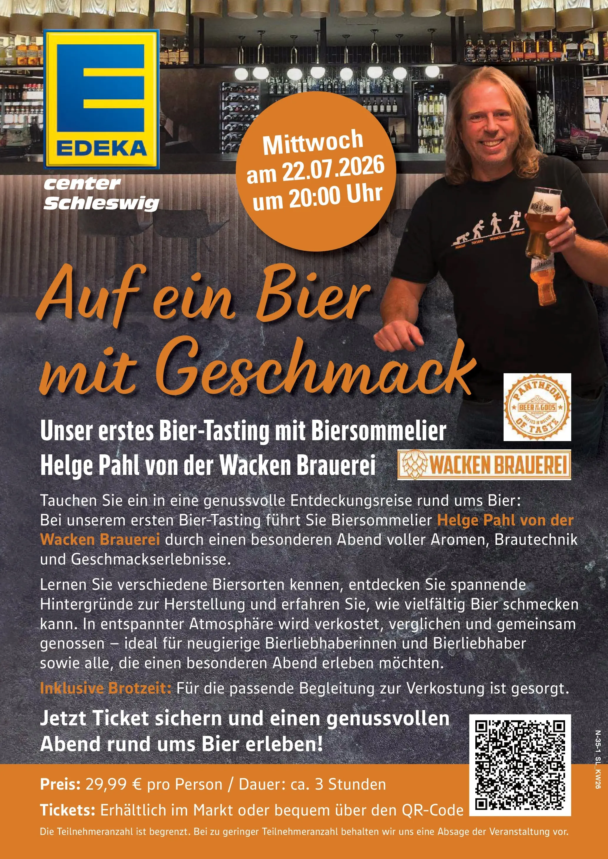 Edeka prospekt Schleswig (ab 22.06.2026) » Angebote Online | Seite: 35 | Produkte: Bier, Uhr