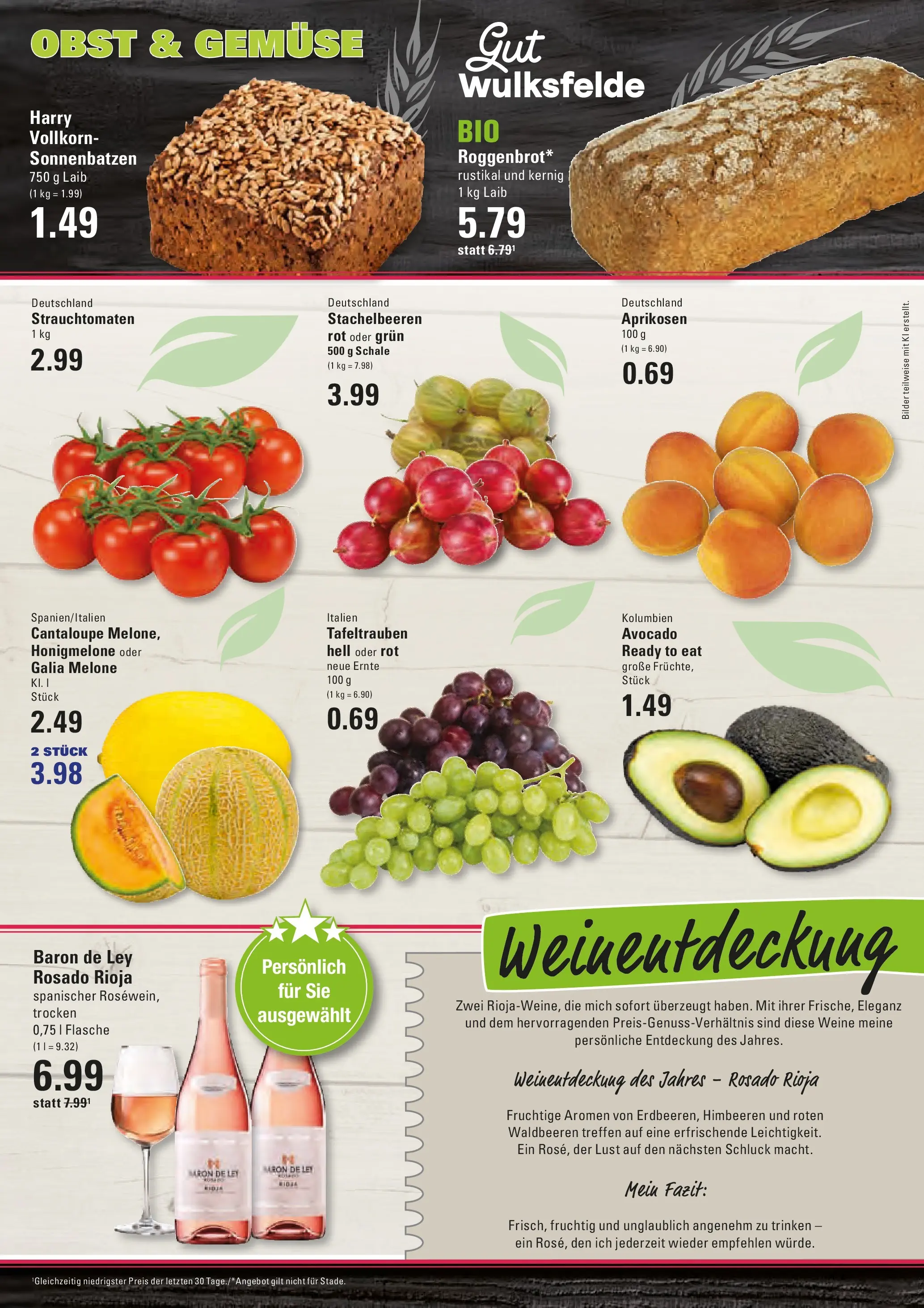 Edeka prospekt Hamburg (ab 22.06.2026) » Angebote Online | Seite: 2 | Produkte: Himbeeren, Bilder, Gemüse, Obst