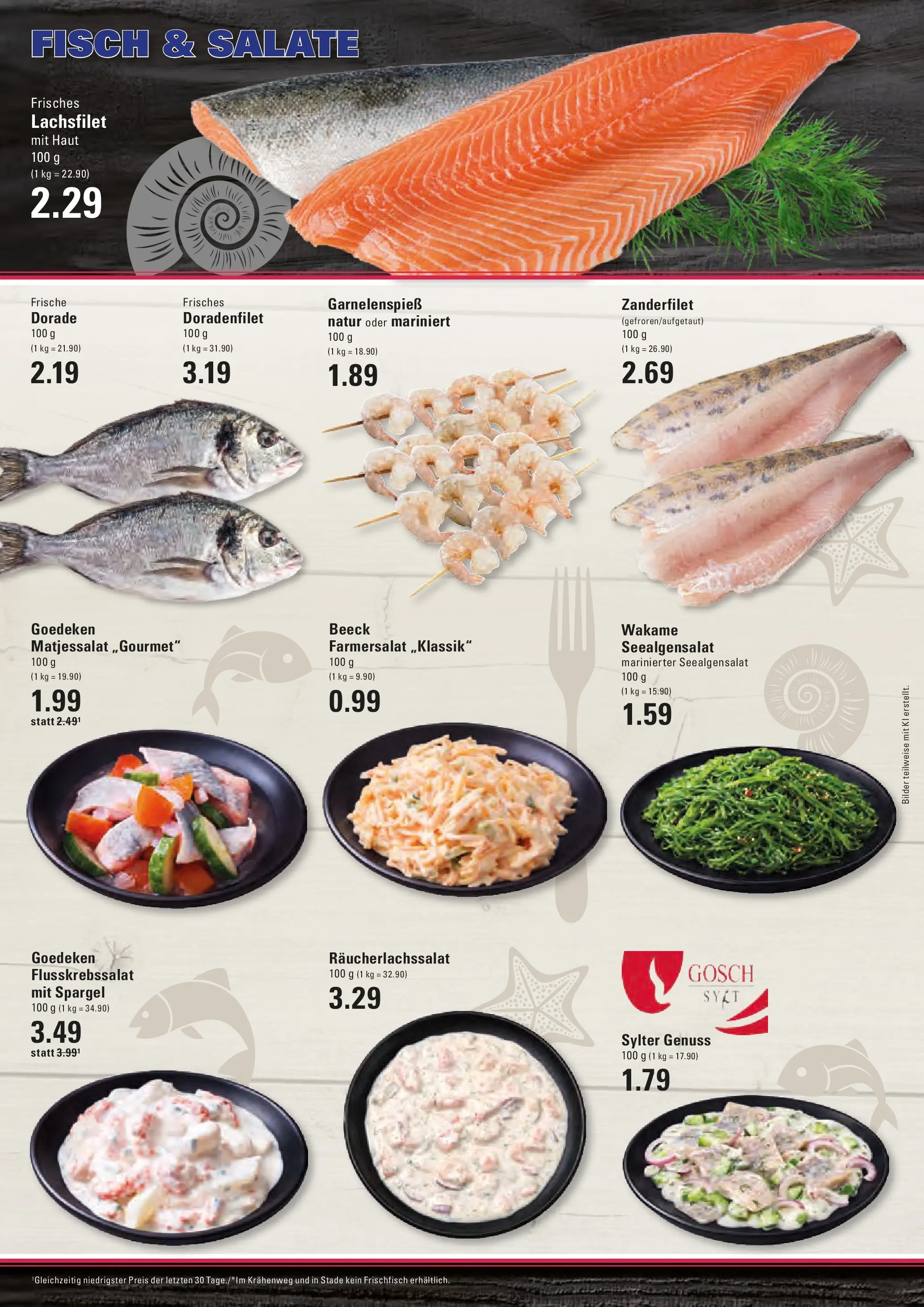 Edeka prospekt Hamburg (ab 22.06.2026) » Angebote Online | Seite: 6 | Produkte: Dorade, Spargel, Fisch, Bilder