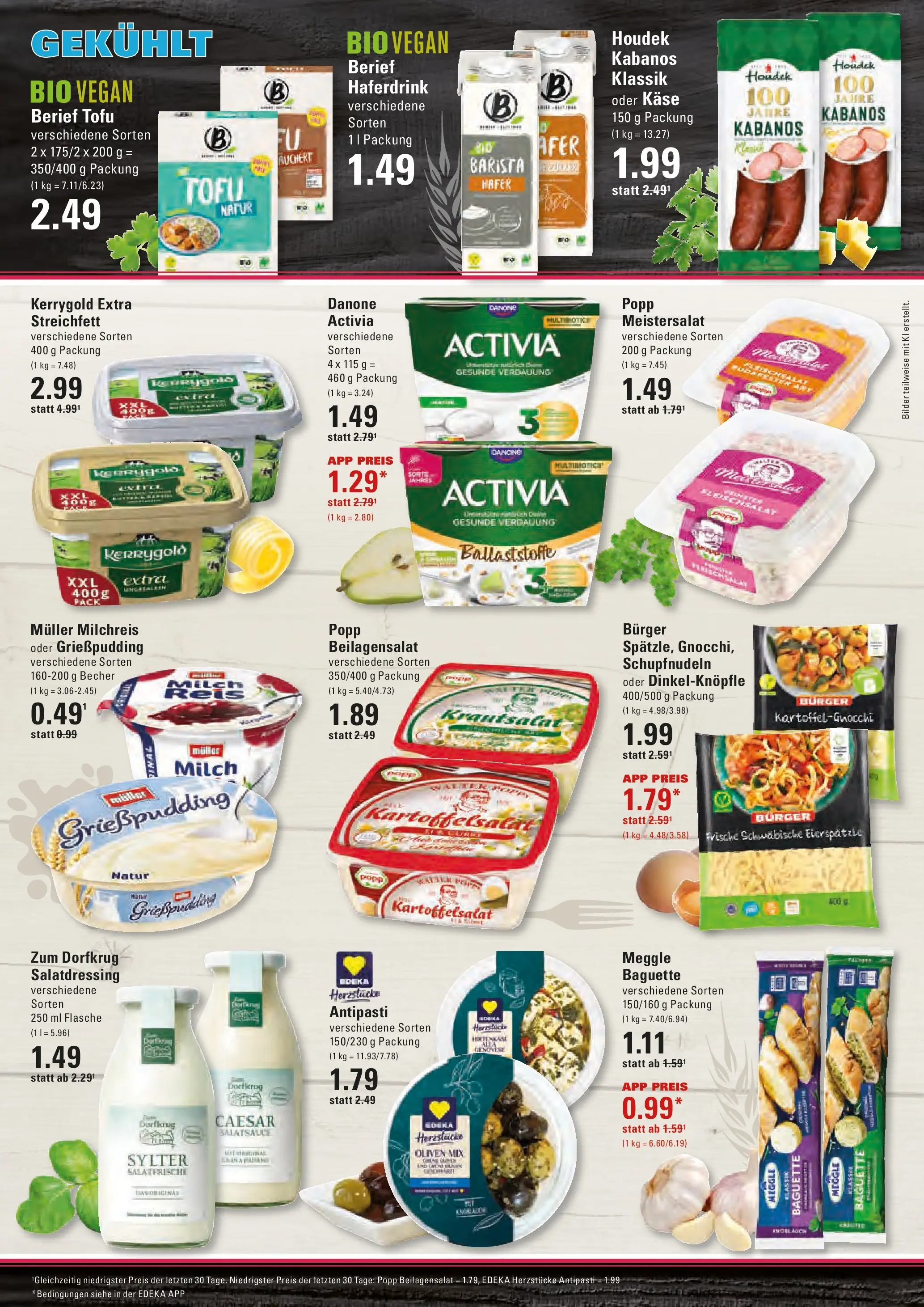 Edeka prospekt Hamburg (ab 22.06.2026) » Angebote Online | Seite: 8 | Produkte: Activia, Burger, Haferdrink, Bilder