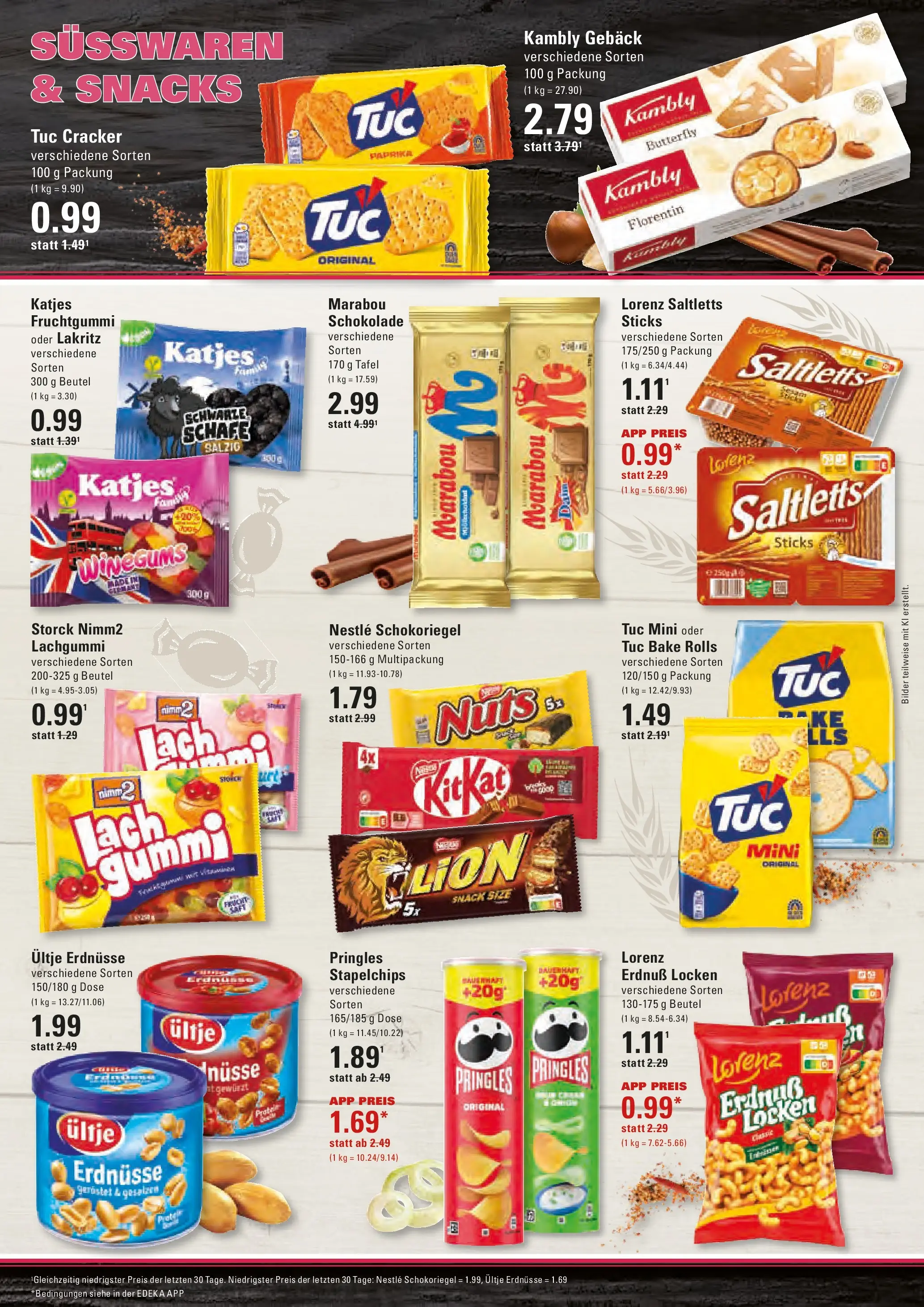 Edeka prospekt Hamburg (ab 22.06.2026) » Angebote Online | Seite: 11 | Produkte: Ultje erdnusse, Erdnüsse, Pringles, Nüsse