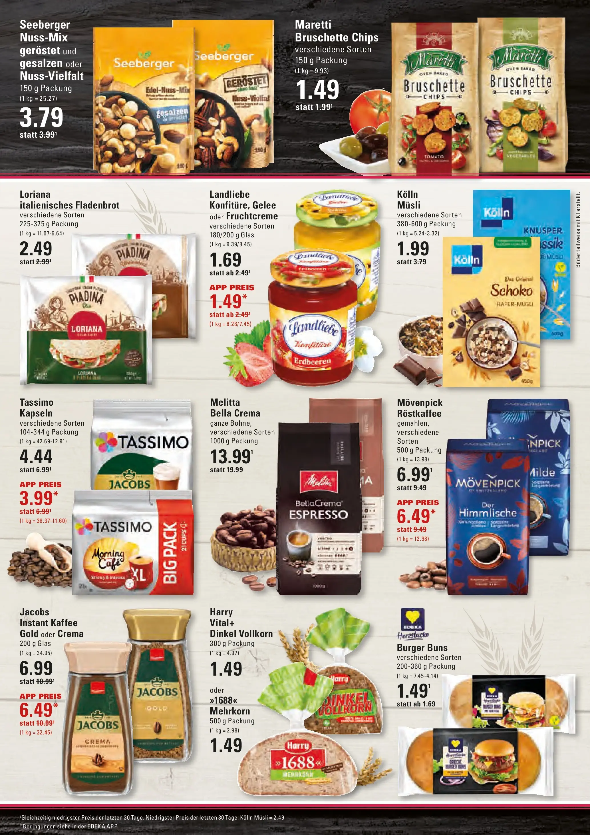 Edeka prospekt Hamburg (ab 22.06.2026) » Angebote Online | Seite: 13 | Produkte: Burger, Bilder, Erdbeeren, Tassimo