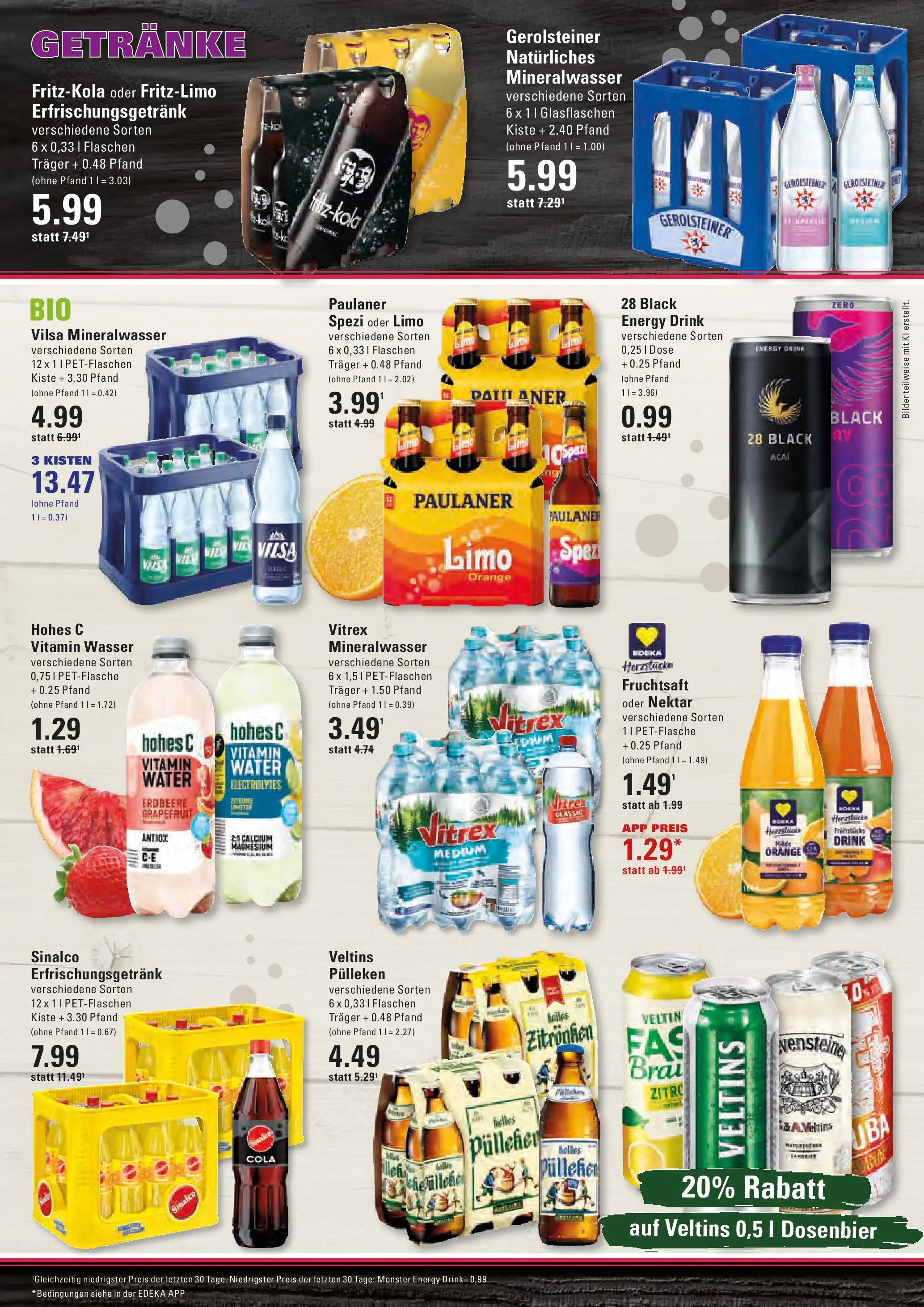 Edeka prospekt Hamburg (ab 22.06.2026) » Angebote Online | Seite: 14 | Produkte: Cola, Dosenbier, Bilder, Paulaner