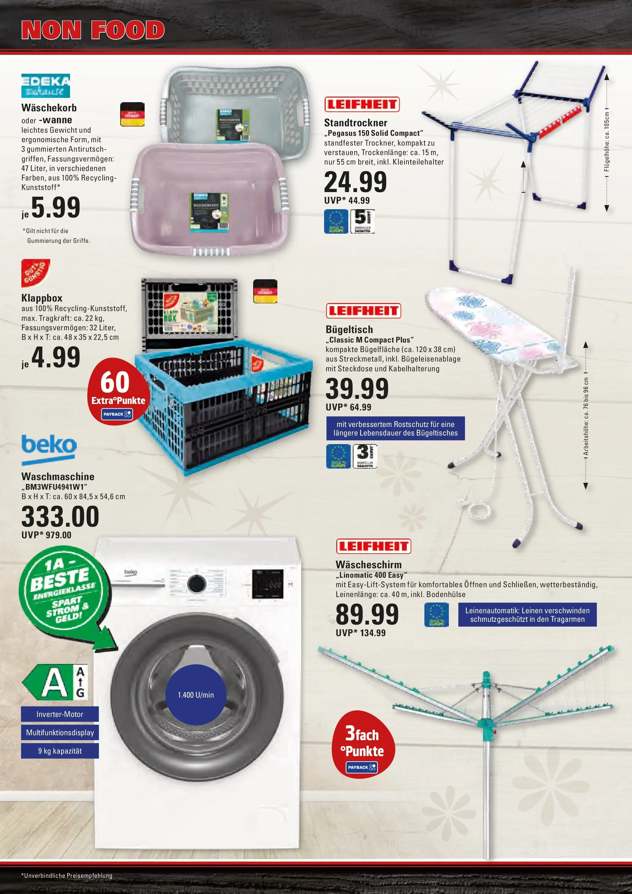 Edeka prospekt Stade (ab 22.06.2026) » Angebote Online | Seite: 20 | Produkte: Gewicht, Steckdose, Waschmaschine