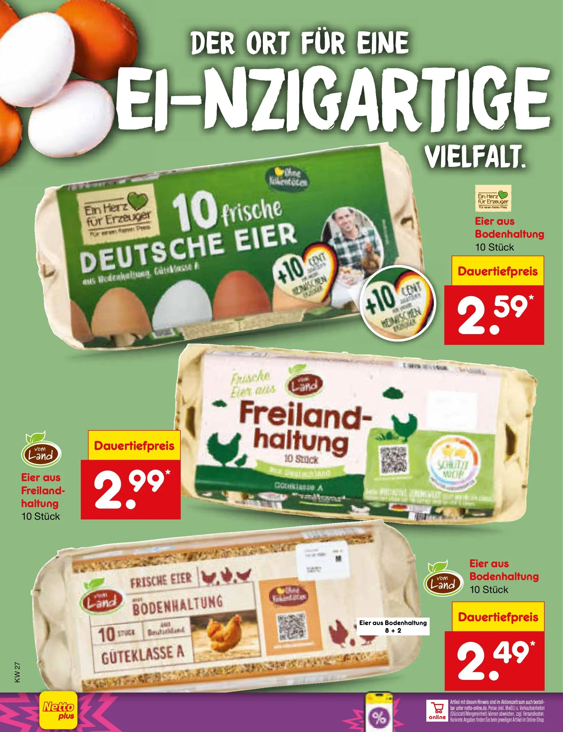 Netto Marken-Discount Prospekt Metten (ab 29.06.2026) » Angebote | Seite: 18 | Produkte: Eier