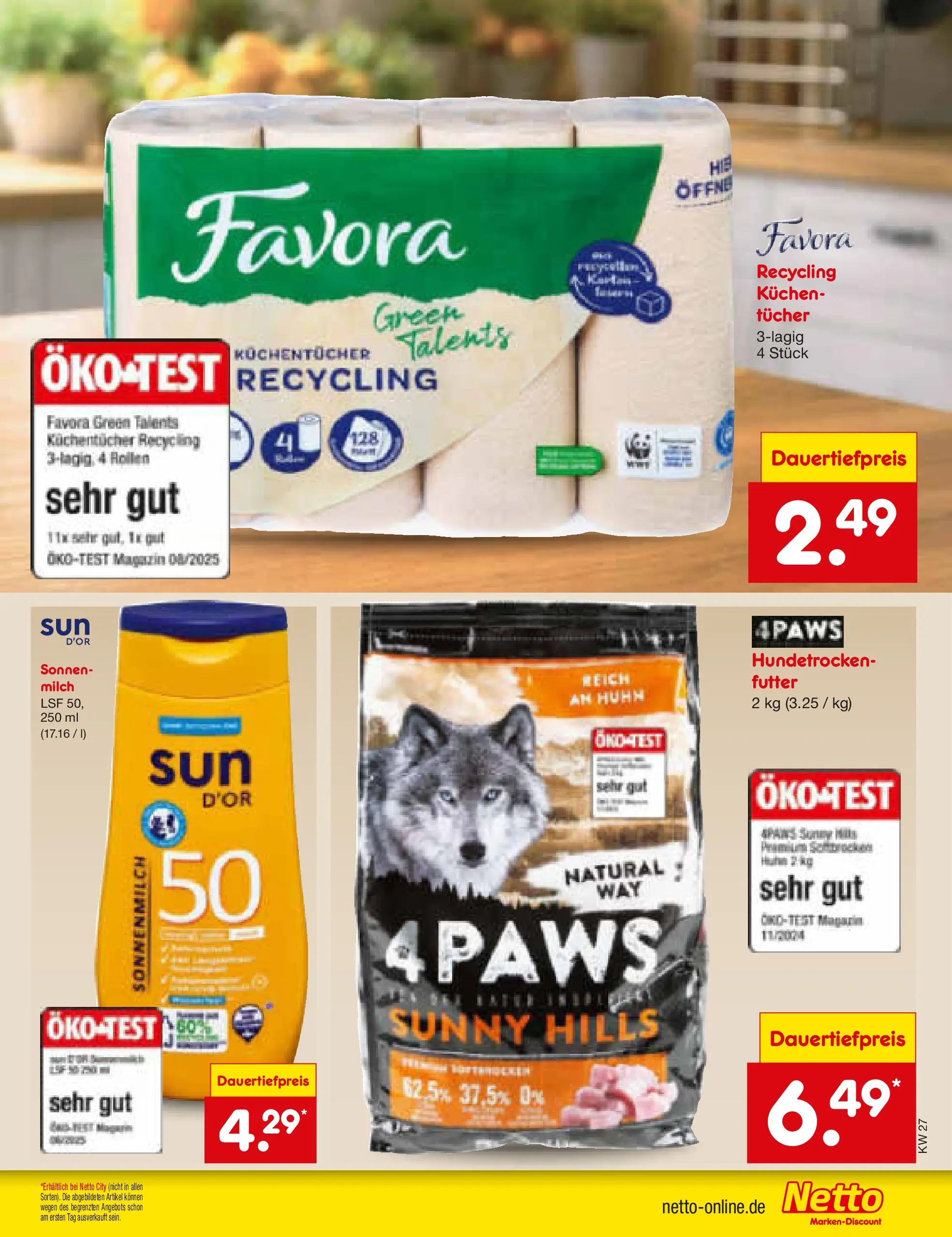 Netto Marken-Discount Prospekt Metten (ab 29.06.2026) » Angebote | Seite: 25 | Produkte: Milch, Kuchen
