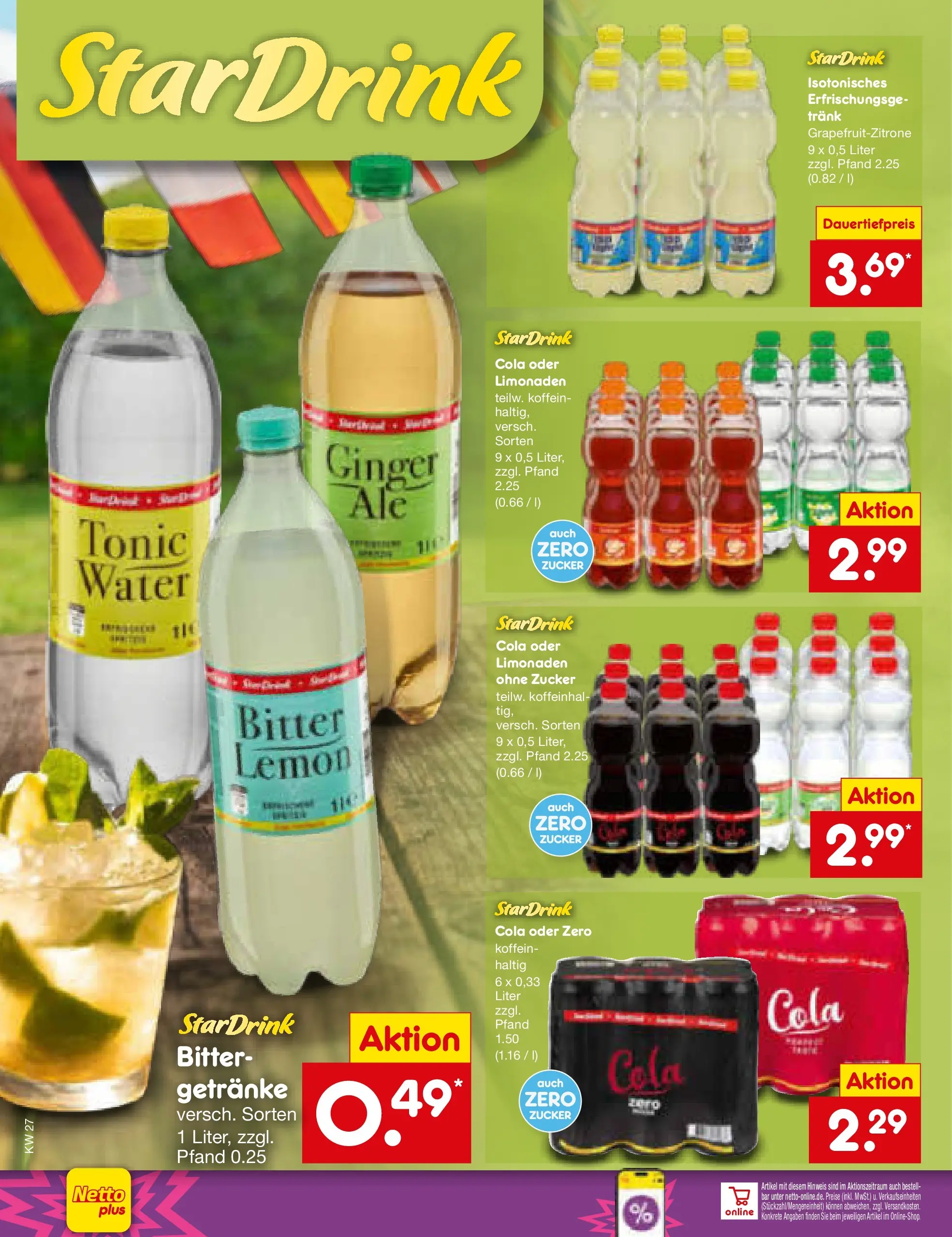 Netto Marken-Discount Prospekt Metten (ab 29.06.2026) » Angebote | Seite: 40 | Produkte: Cola, Zucker