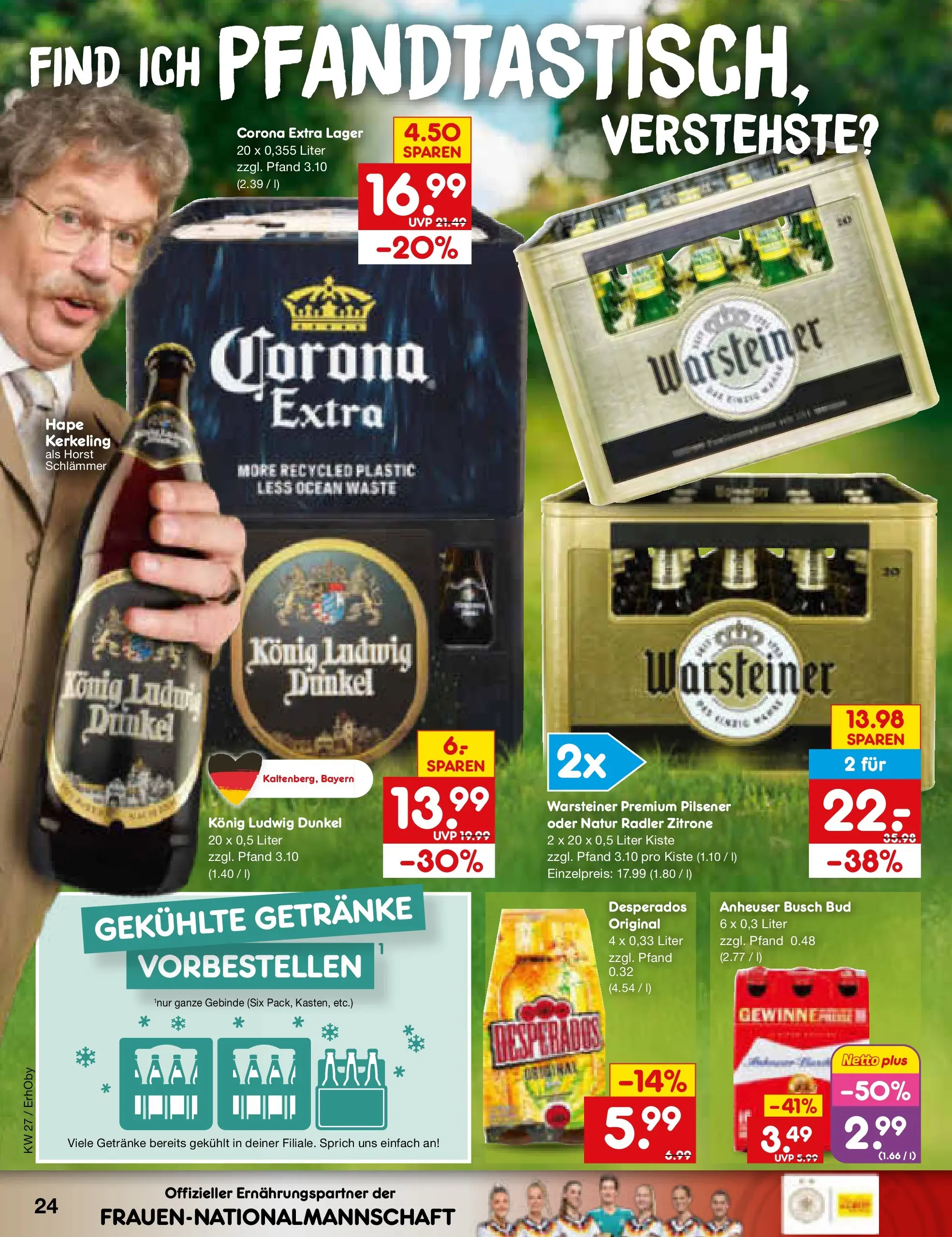 Netto Marken-Discount Prospekt Metten (ab 29.06.2026) » Angebote | Seite: 36 | Produkte: Radler, Warsteiner, Zitrone, Desperados