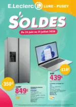 E.Leclerc SOLDES ESPACE CULTUREL 2 - au 21.07.2026