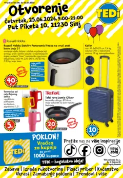TEDi - TEDi katalog do 28.06.2026 - Pregled kataloga iz trgovine TEDi, vrijedi od 21.06.2026