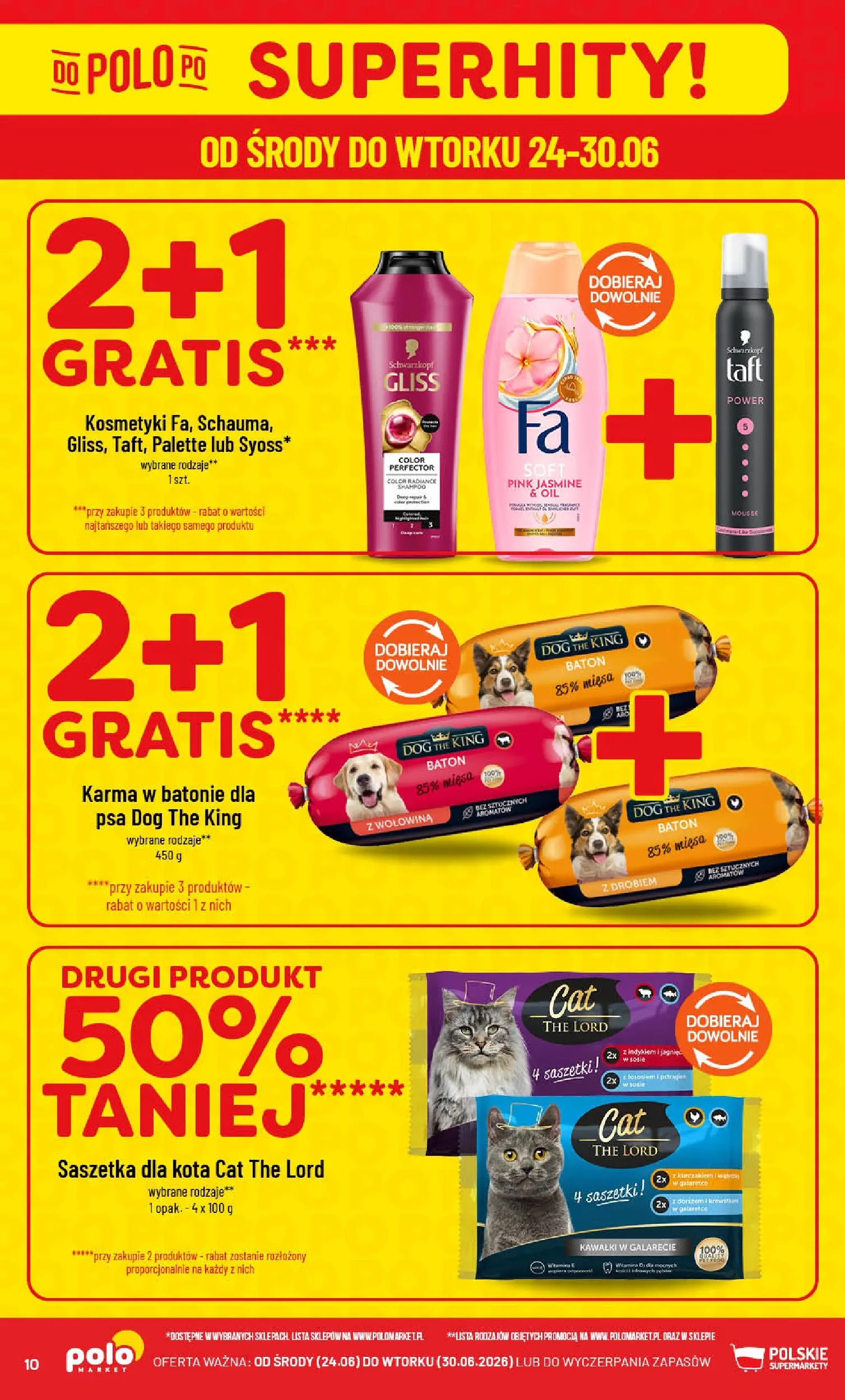 Nowa POLOmarket gazetka od jutra (24.06.2026) | Strona: 10 | Produkty: Kosmetyki, Baton, Wołowina Nowa POLOmarket gazetka od jutra 24.06.2026 | Strona: 10 | Produkty: Kosmetyki, Baton, Wołowina