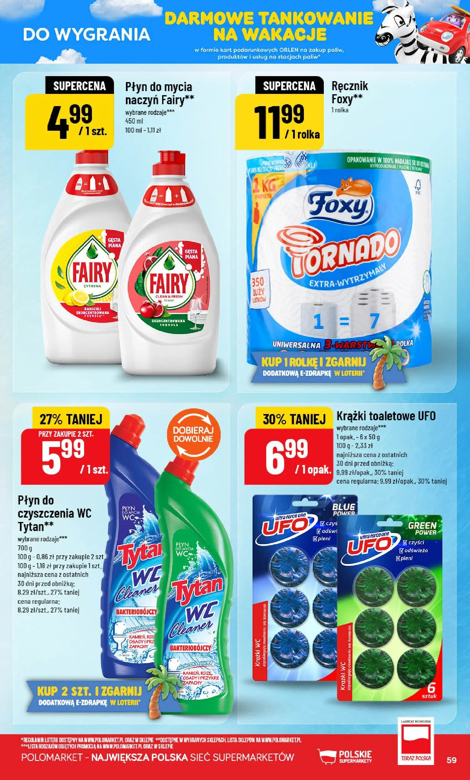 Nowa POLOmarket gazetka od jutra (24.06.2026) | Strona: 59 | Produkty: Cytryna, Cleaner, Półka, Fairy Nowa POLOmarket gazetka od jutra 24.06.2026 | Strona: 59 | Produkty: Cytryna, Cleaner, Półka, Fairy