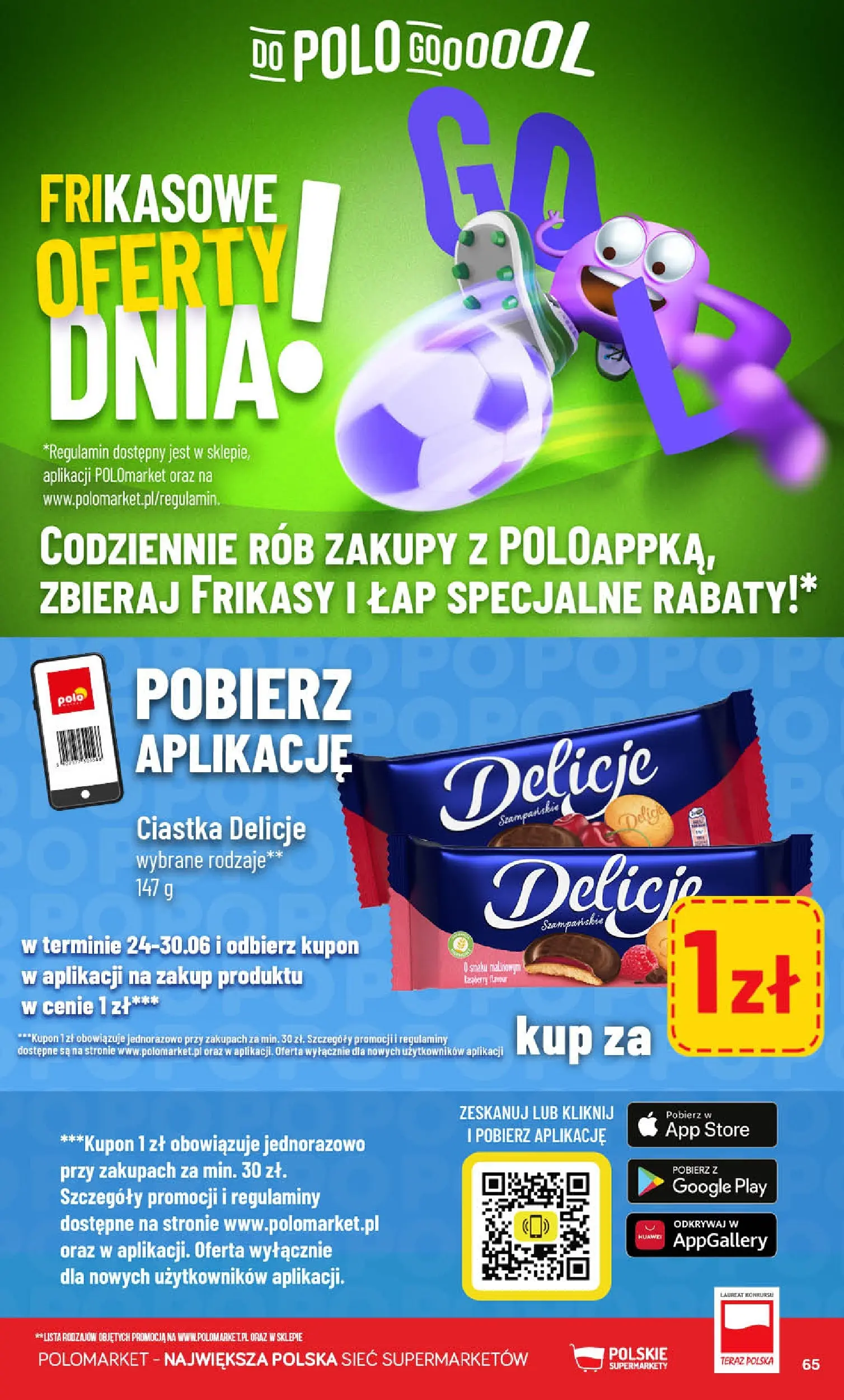 Nowa POLOmarket gazetka od jutra (24.06.2026) | Strona: 65 | Produkty: Ciastka Nowa POLOmarket gazetka od jutra 24.06.2026 | Strona: 65 | Produkty: Ciastka