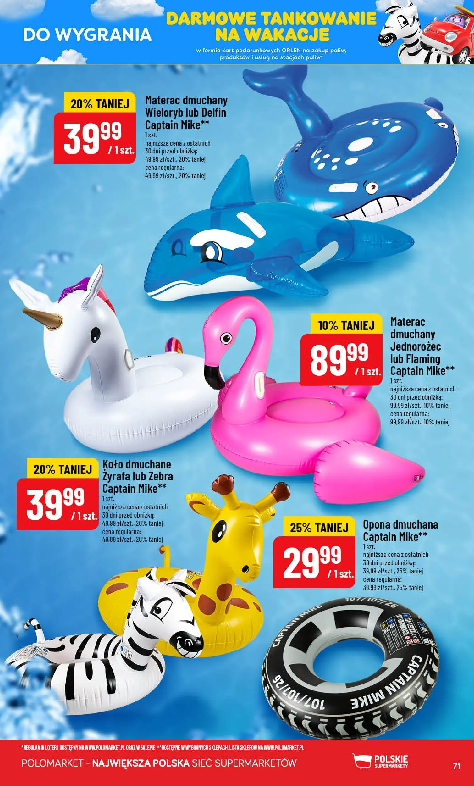 Nowa POLOmarket gazetka od jutra (24.06.2026) | Strona: 71 | Produkty: Jednorożec, Materac Nowa POLOmarket gazetka od jutra 24.06.2026 | Strona: 71 | Produkty: Jednorożec, Materac
