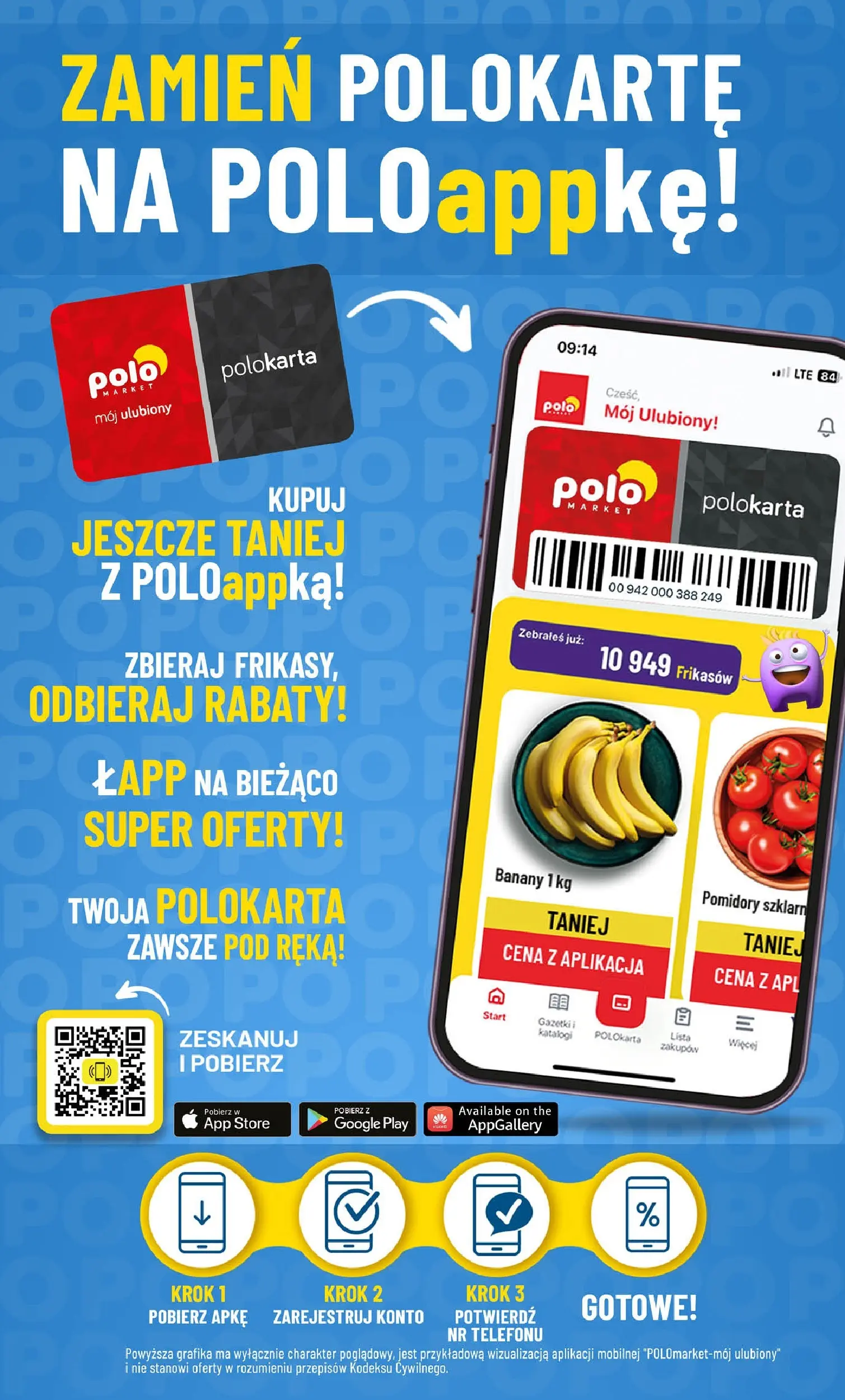 Nowa POLOmarket gazetka od jutra 24.06.2026 | Strona: 2 | Produkty: Pomidory, Banany