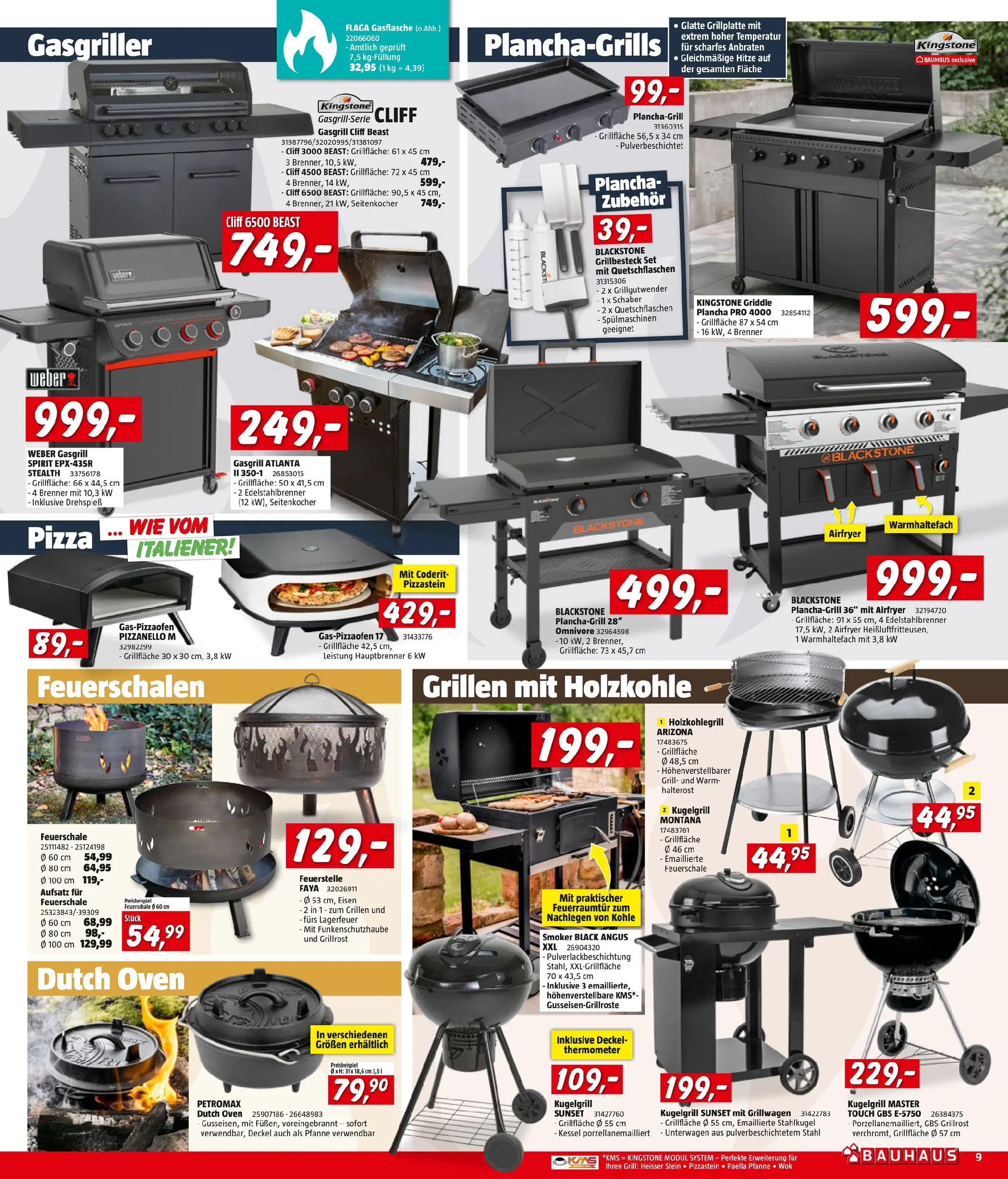 Bauhaus - BAUHAUS: Flugblatt von 23.06.2026 - Aktuelle Angebote | Seite: 9 | Produkte: Spiel, Grill, Thermometer, Pizza