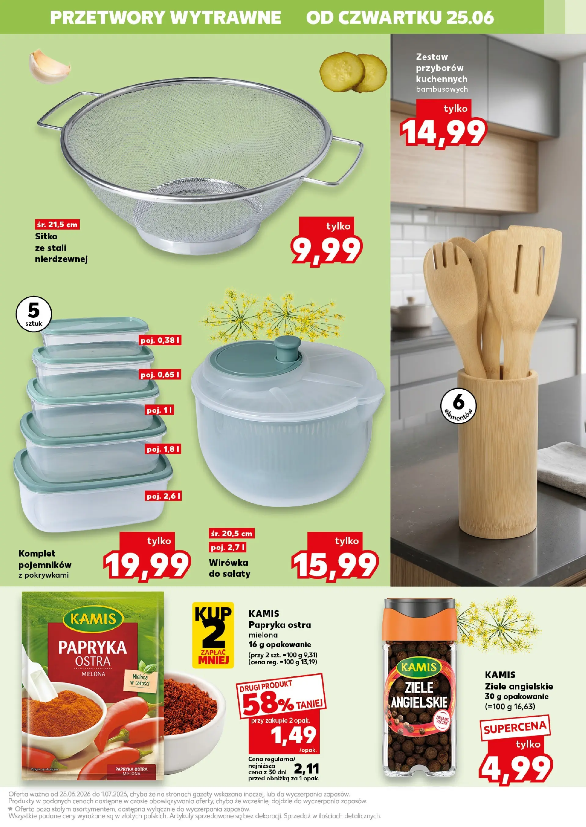 Kaufland gazetka - Gotowanie od 25.06.2026 - od jutra PDF | Strona: 17 | Produkty: Ziele angielskie, Papryka