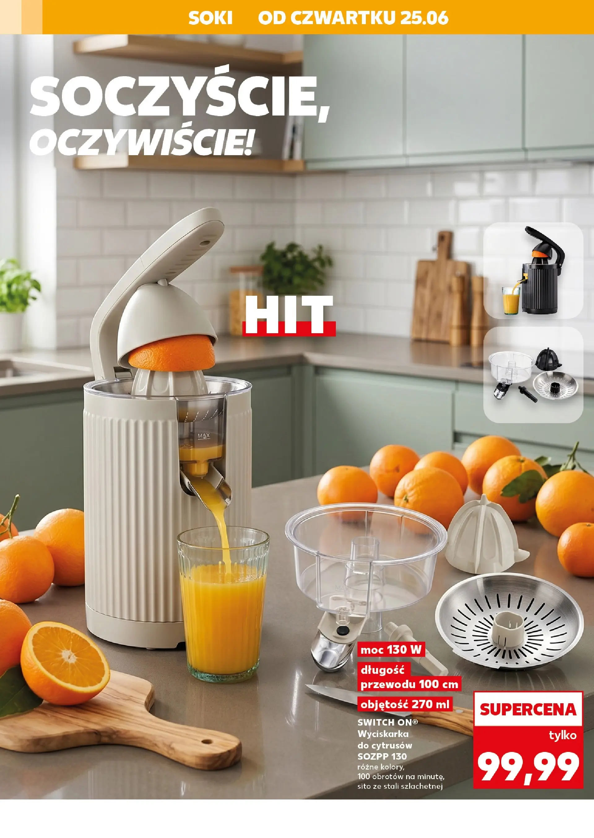 Kaufland gazetka - Gotowanie od 25.06.2026 - od jutra PDF | Strona: 20 | Produkty: Soki, Wyciskarka
