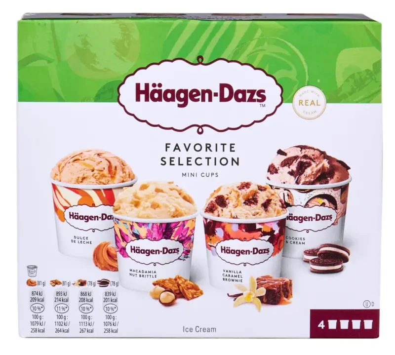 H&auml;agen Dazs Сладолед различни вкусове