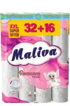 Kaufland хипермаркет MALIVA, тоалетна хартия Тоалетна хартия Romance, 32+16бр. - до 28-06-26