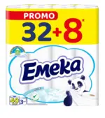 Kaufland хипермаркет EMEKA Тоалетна хартия 32+8 бр. - до 28-06-26