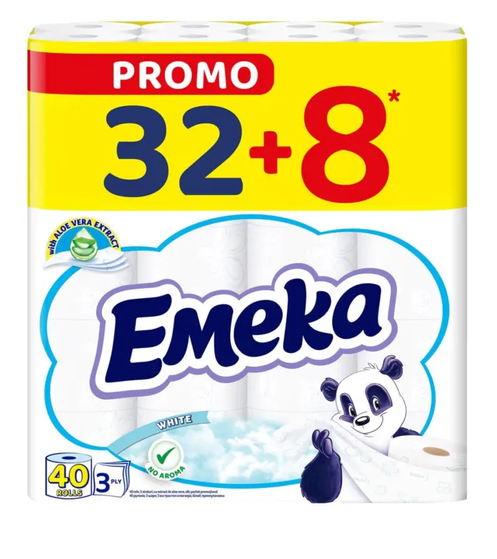 EMEKA Тоалетна хартия 32+8 бр.