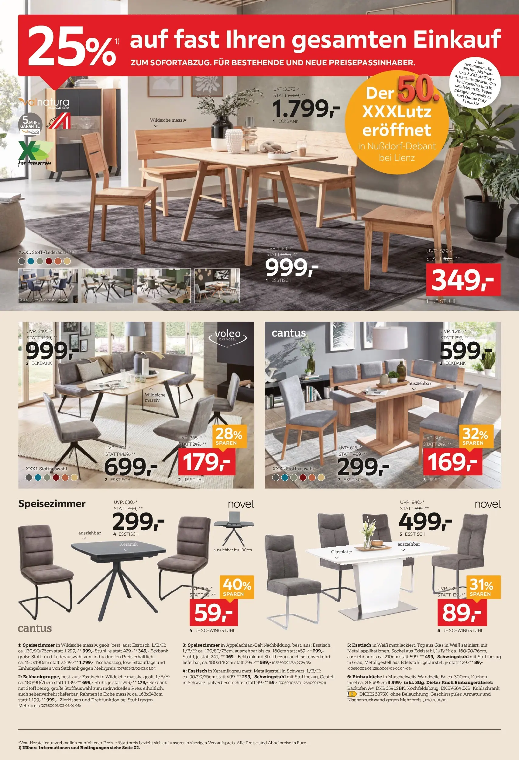 XXXLutz Eröffnung Lienz von 30.06.2026 - Aktuelle Angebote | Seite: 4 | Produkte: Kühlschrank, Stuhl