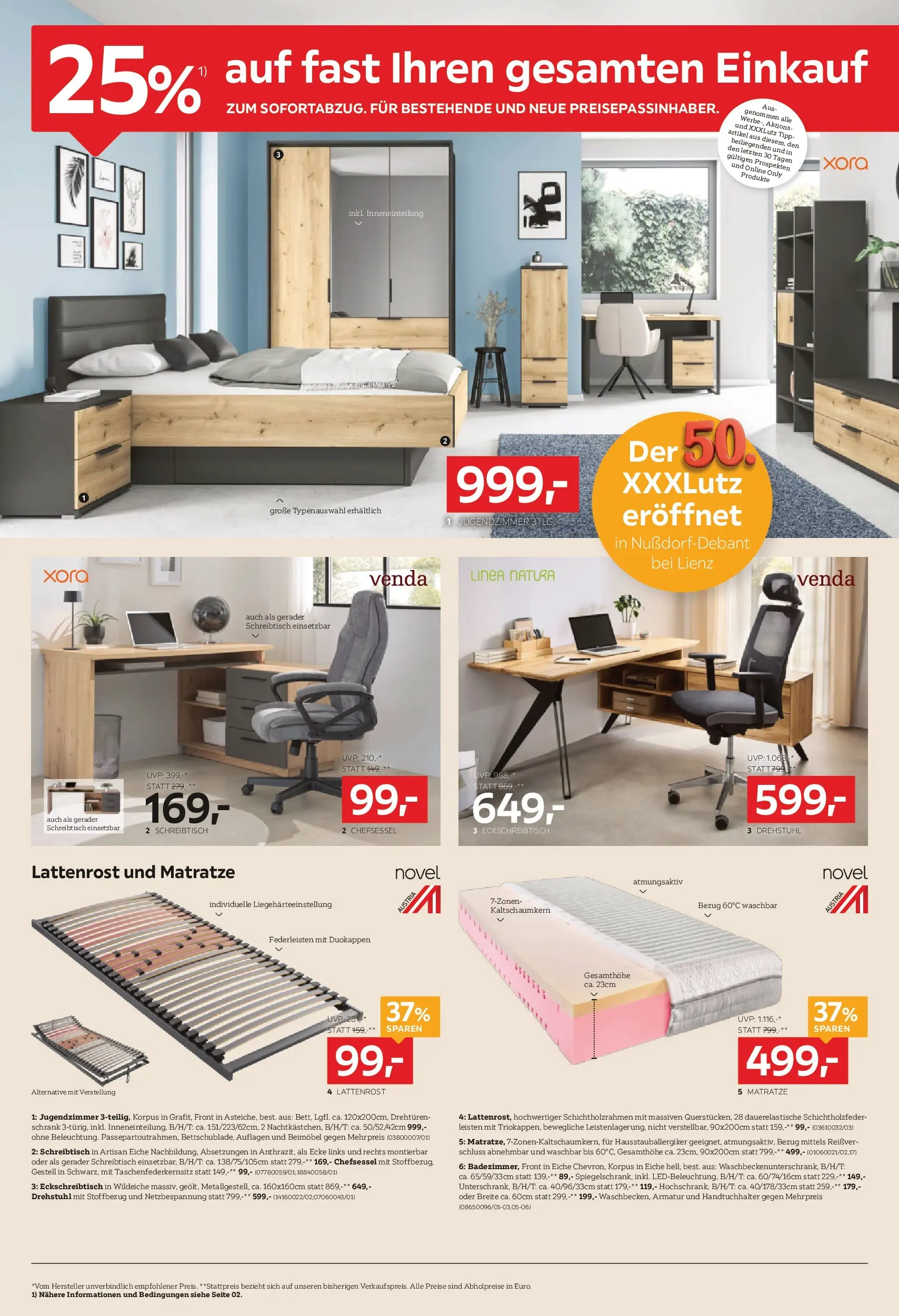 XXXLutz Eröffnung Lienz von 30.06.2026 - Aktuelle Angebote | Seite: 10 | Produkte: Matratze, Lattenrost, Schrank