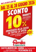Famila Superstore SCONTO 10% - al 28.06.2026