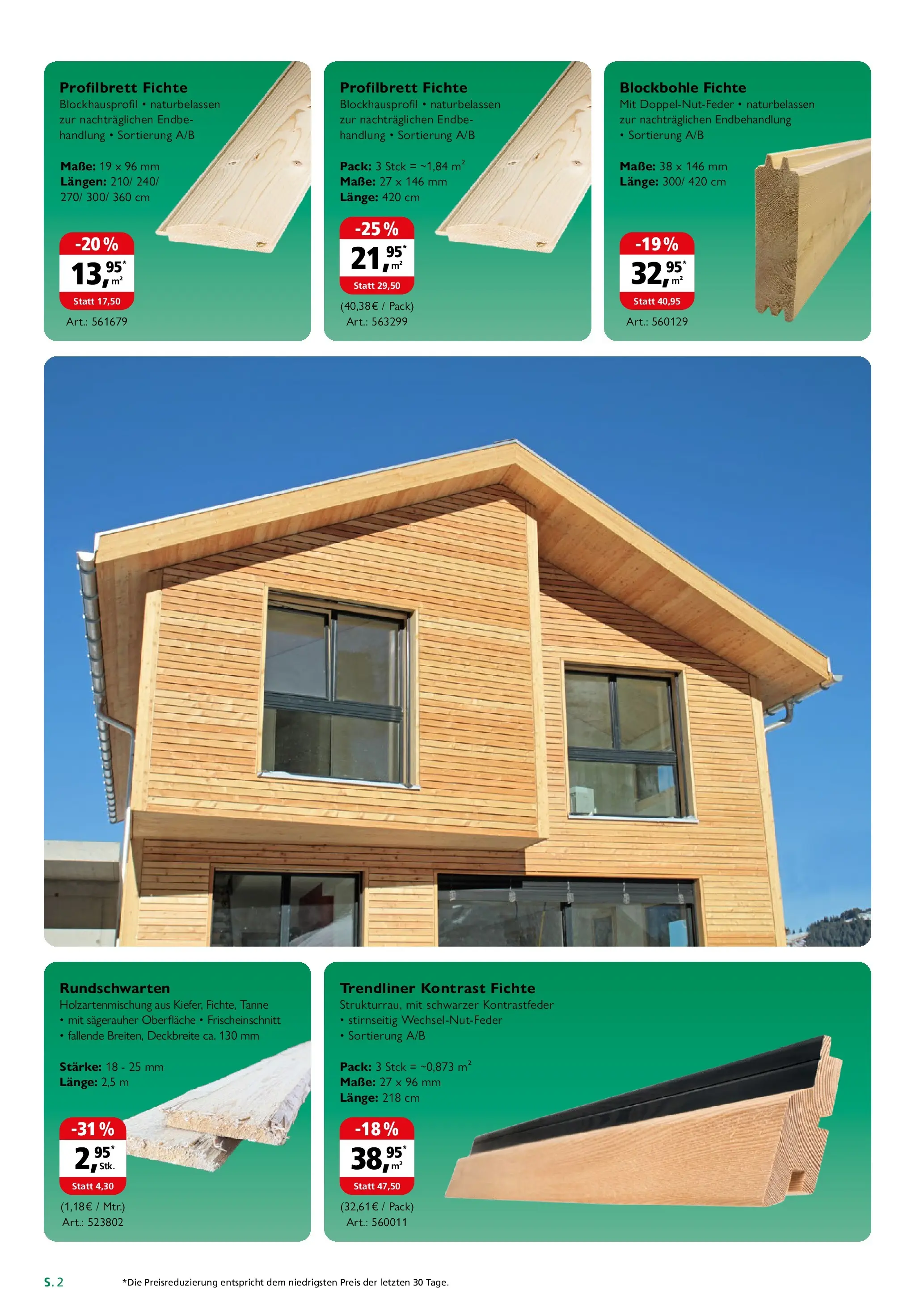 Angebote - Holz Possling | Holz-Bau-Katalog | Juli (ab 28.06.2026) zum Blättern | Seite: 2