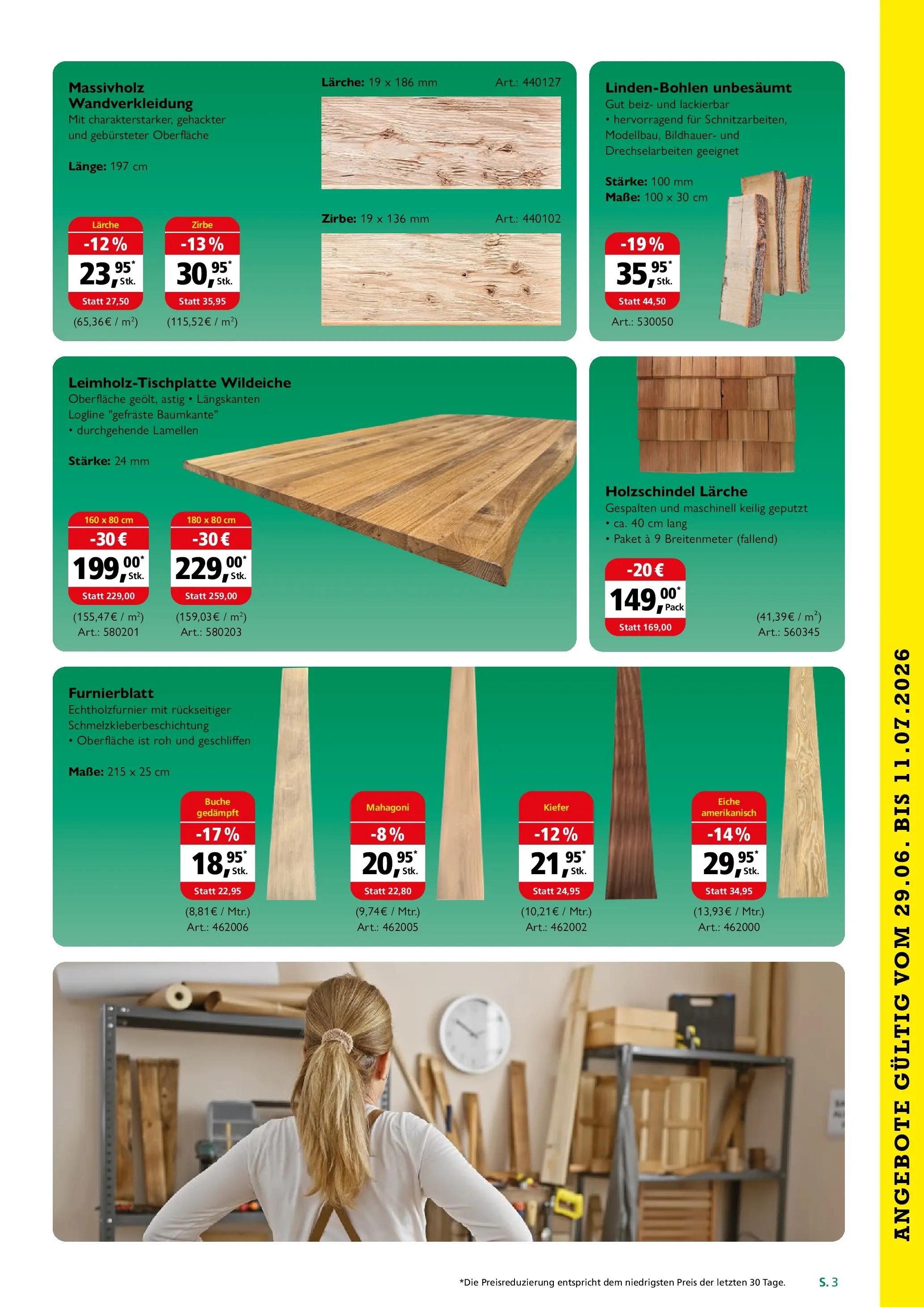 Angebote - Holz Possling | Holz-Bau-Katalog | Juli (ab 28.06.2026) zum Blättern | Seite: 3