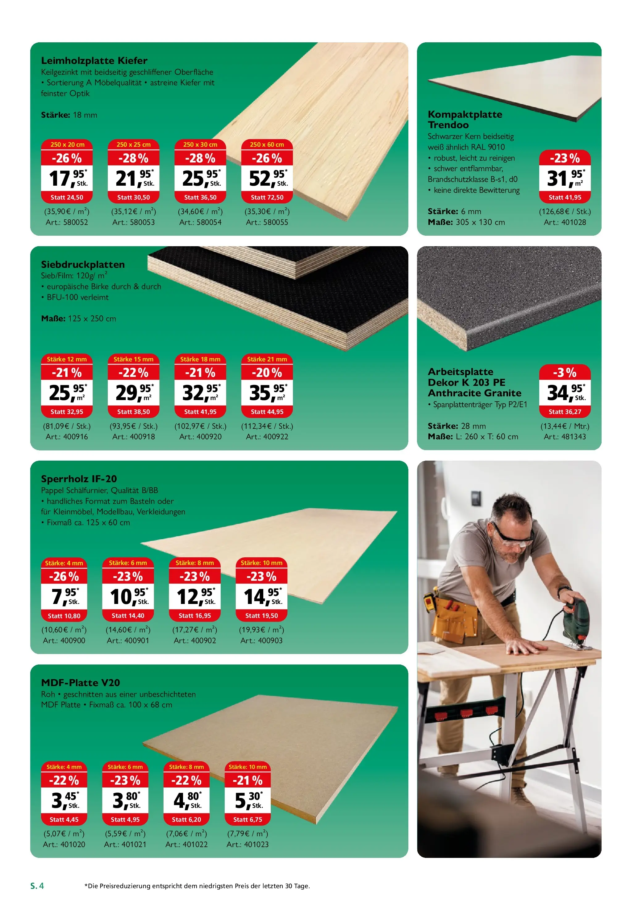 Angebote - Holz Possling | Holz-Bau-Katalog | Juli (ab 28.06.2026) zum Blättern | Seite: 4