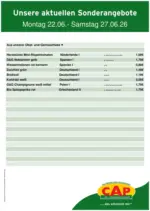 CAP-Markt Attraktive Angebote entdecken - bis 27.06.2026