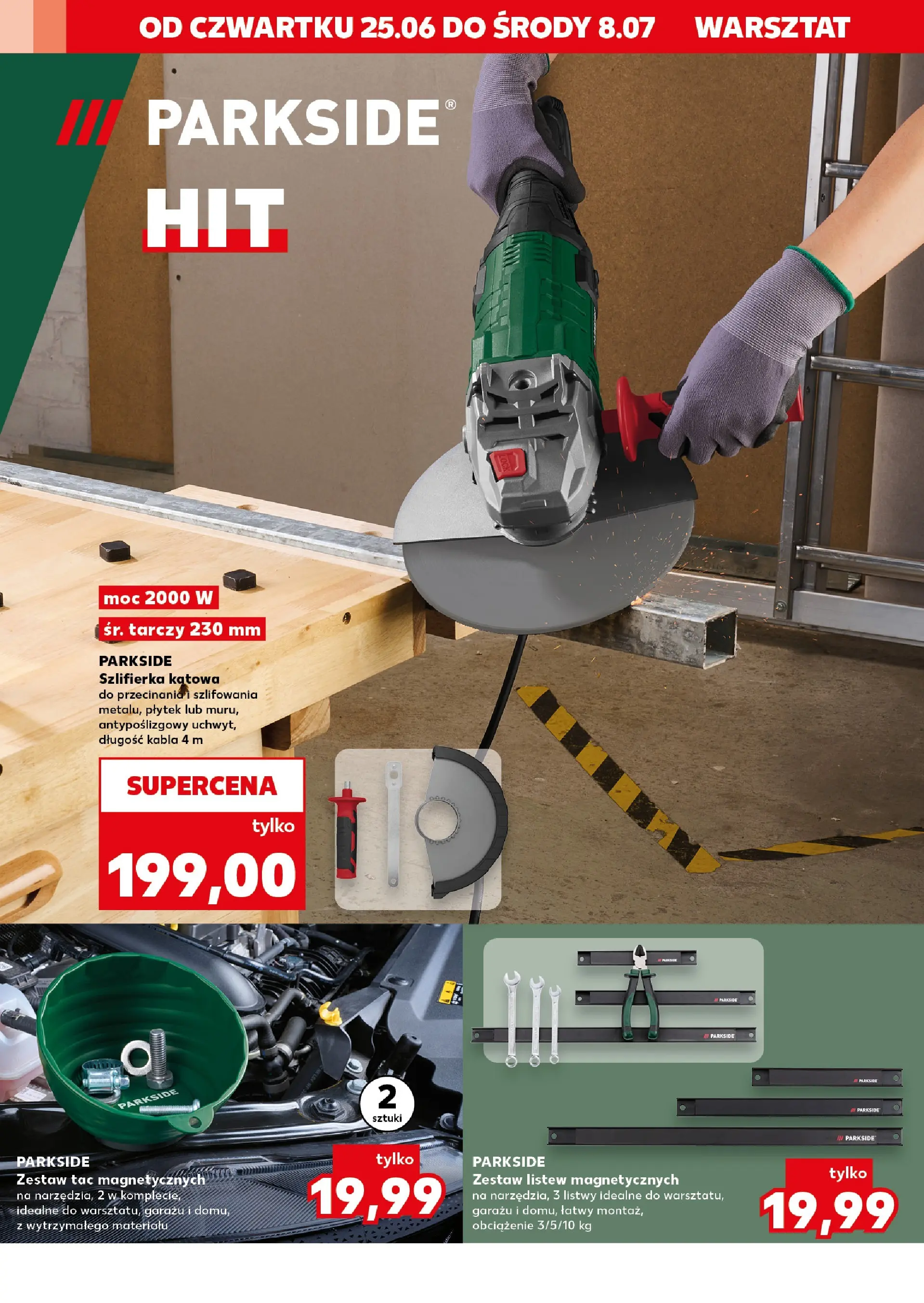 Kaufland gazetka - Złap Okazje od 25.06.2026 - od jutra PDF | Strona: 8 | Produkty: Magnetic, Szlifierka