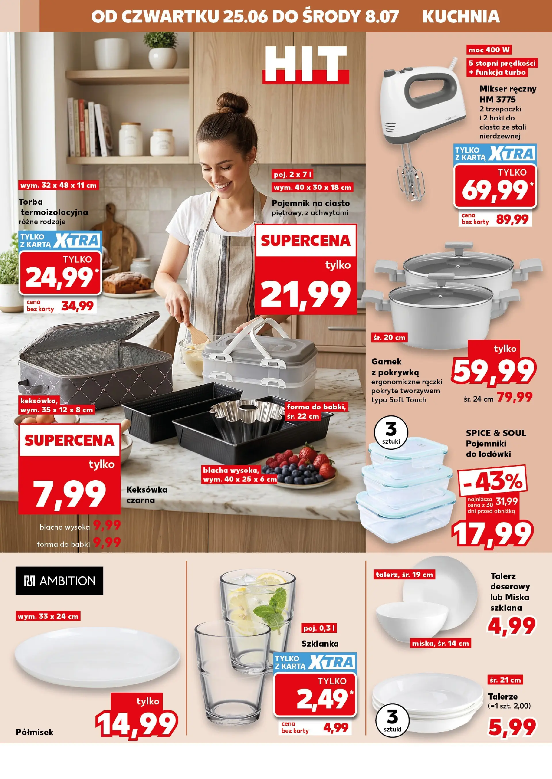 Kaufland gazetka - Złap Okazje od 25.06.2026 - od jutra PDF | Strona: 14 | Produkty: Karta, Ciasto, Torba termoizolacyjna, Talerze