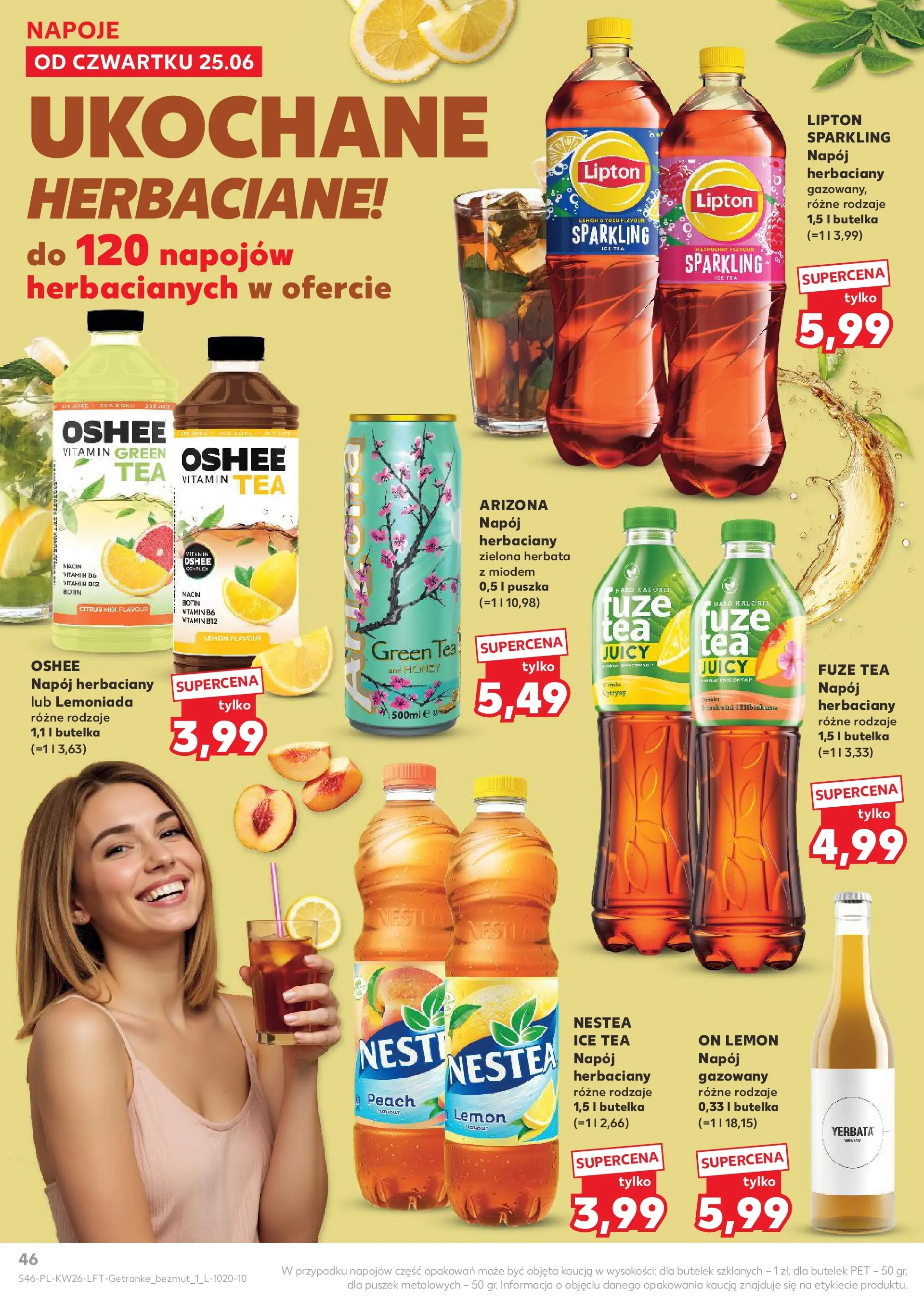 Kaufland gazetka od 25.06.2026 - od jutra PDF | Strona: 46 | Produkty: Ice Tea, Napoje, Herbata
