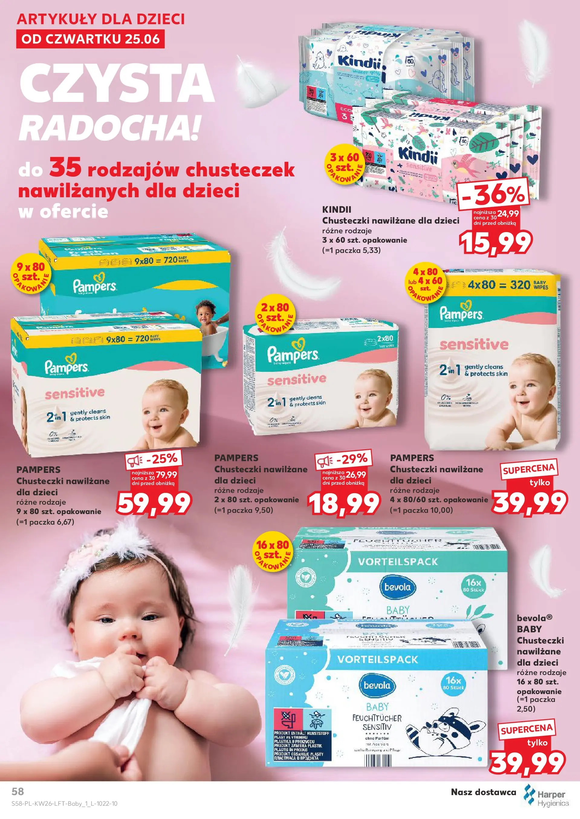 Kaufland gazetka od 25.06.2026 - od jutra PDF | Strona: 58 | Produkty: Pampers