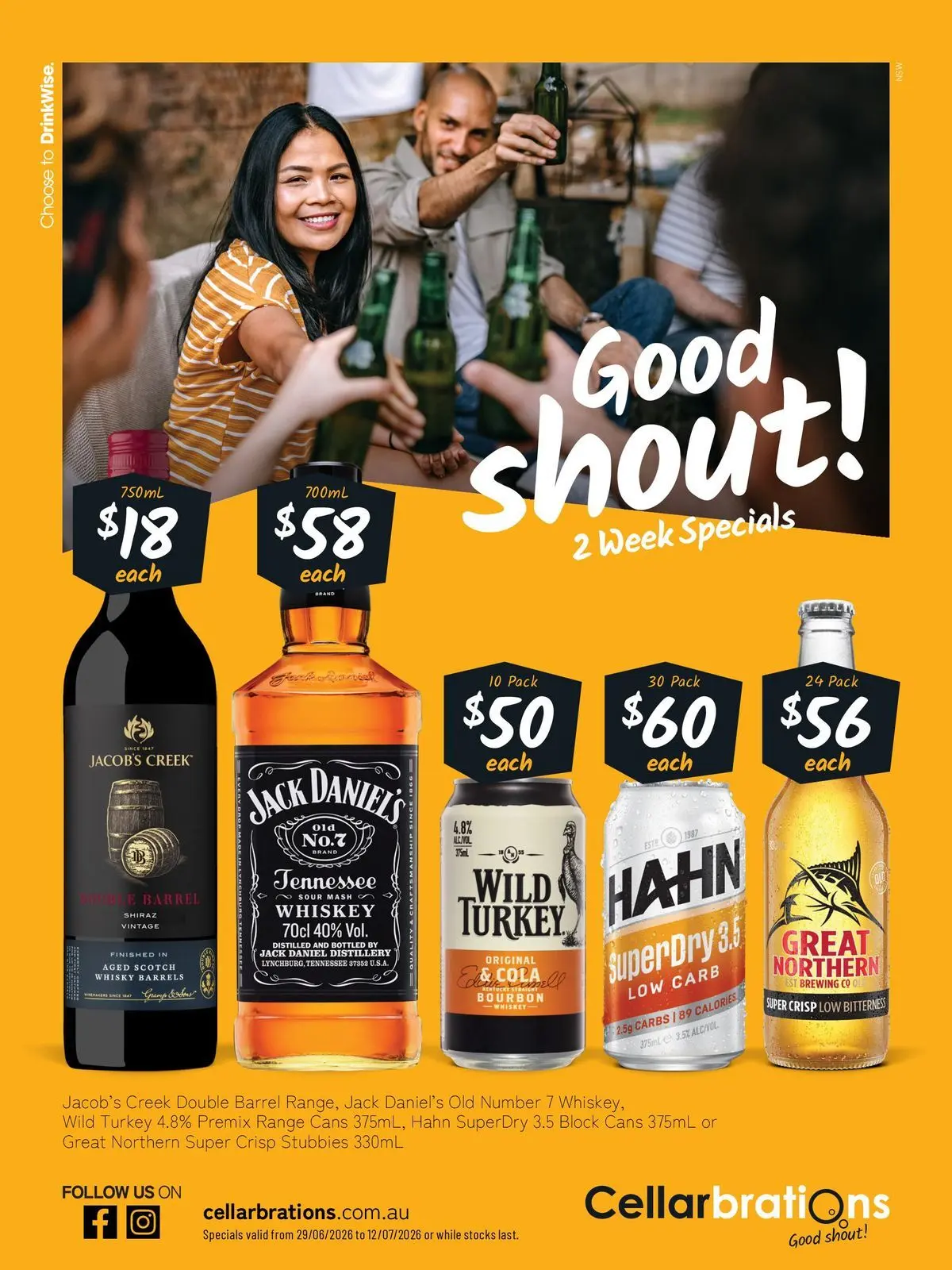 Deals catalogue Macksville - 28/06/2026 > weekly / monthly specials | Page: 1 | Products: Bourbon, Whiskey, Scotch, Turkey