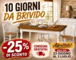 Pegaso Mobili 10 giorni da brivido - al 03.07.2026