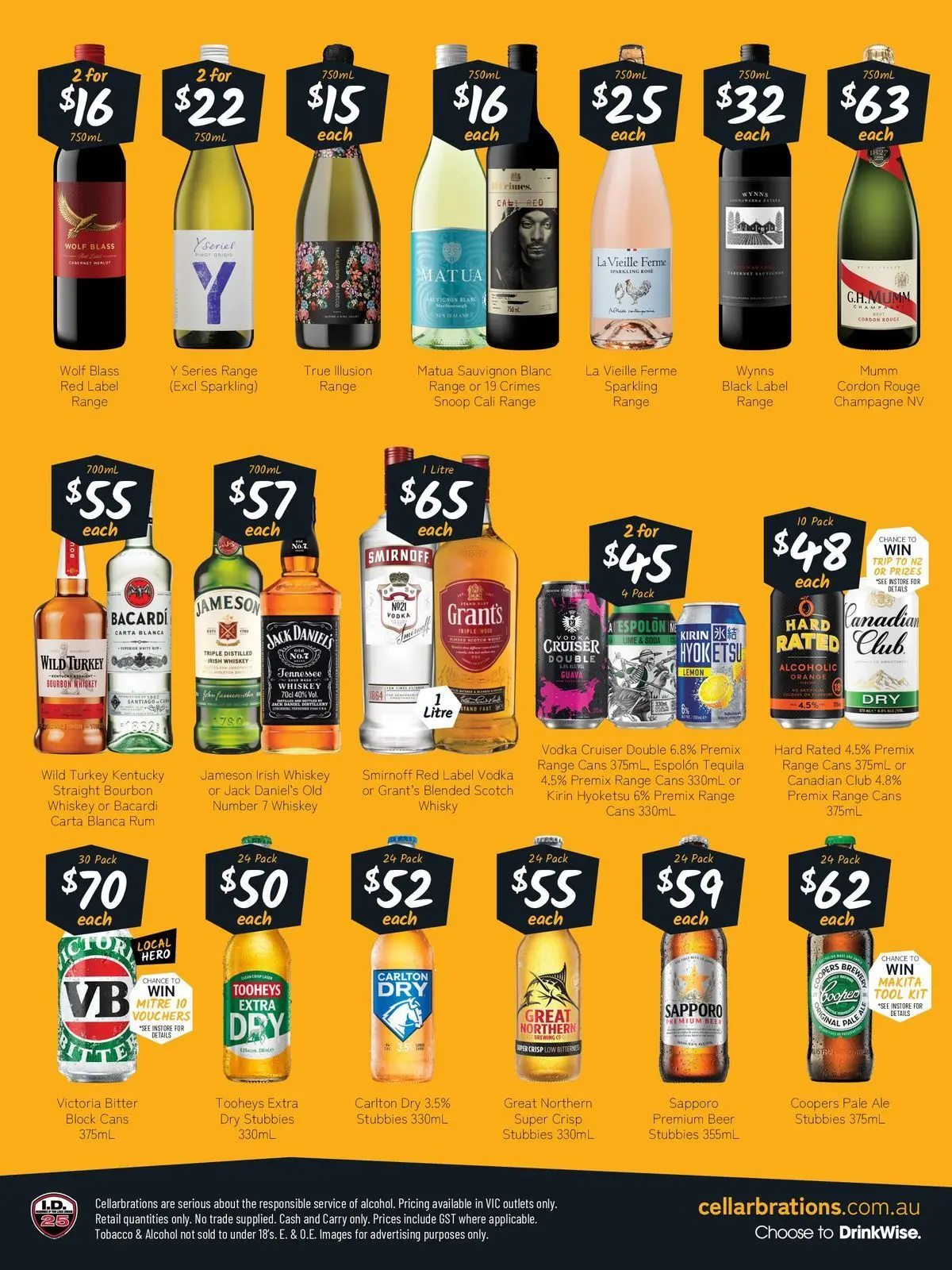 Deals catalogue Healesville - 28/06/2026 > weekly / monthly specials | Page: 2 | Products: Beer, Rum, Scotch, Turkey