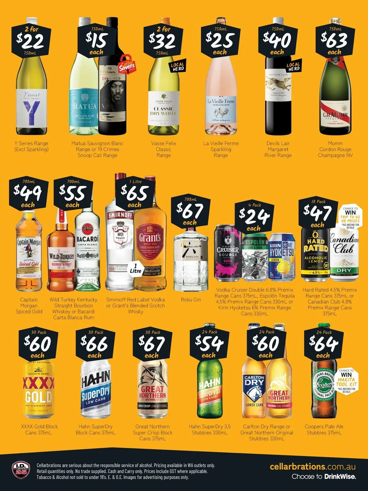 Cellarbrations catalogue Aveley - 29/06/2026 > weekly / monthly specials | Page: 2 | Products: Gin, Whiskey, Rum, Lime