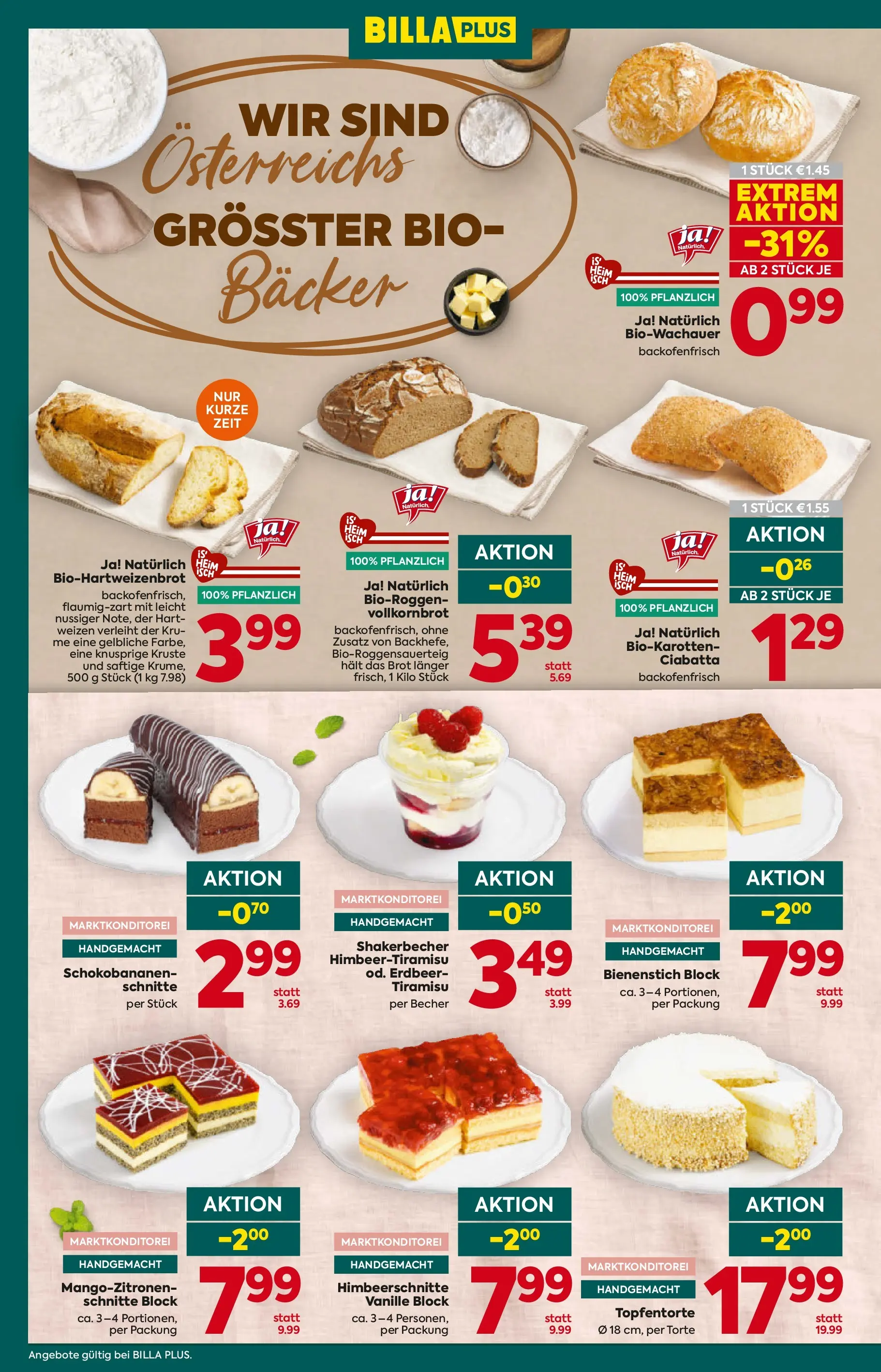 Billa Plus - BILLA PLUS: Flugblatt Steiermark von 24.06.2026 - Aktuelle Angebote | Seite: 12 | Produkte: Brot