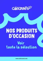 Cdiscount NOS PRODUITS D'OCCASION - au 27.08.2026