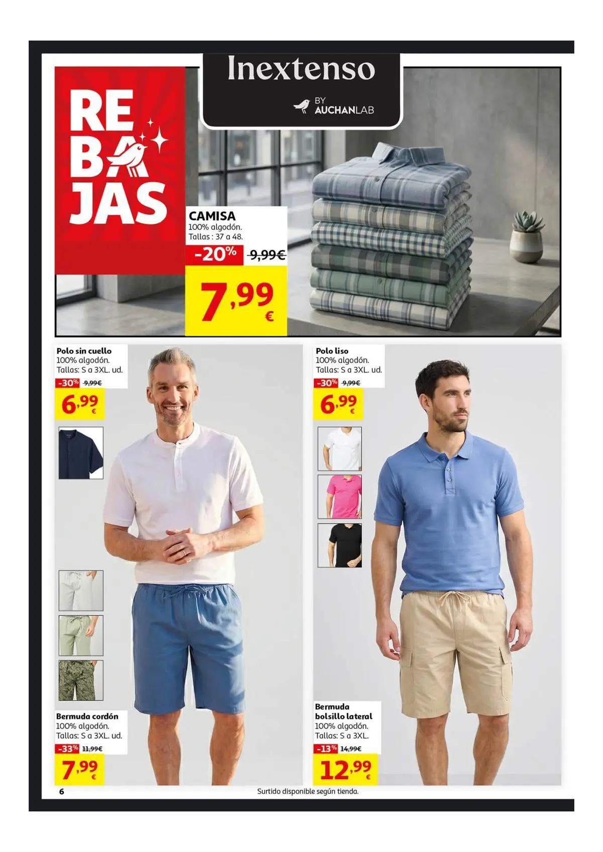 Alcampo - Alcampo - Rebajas Verano 24/06/2026 - 12/07/2026 | Página: 6 | Productos: Camisa