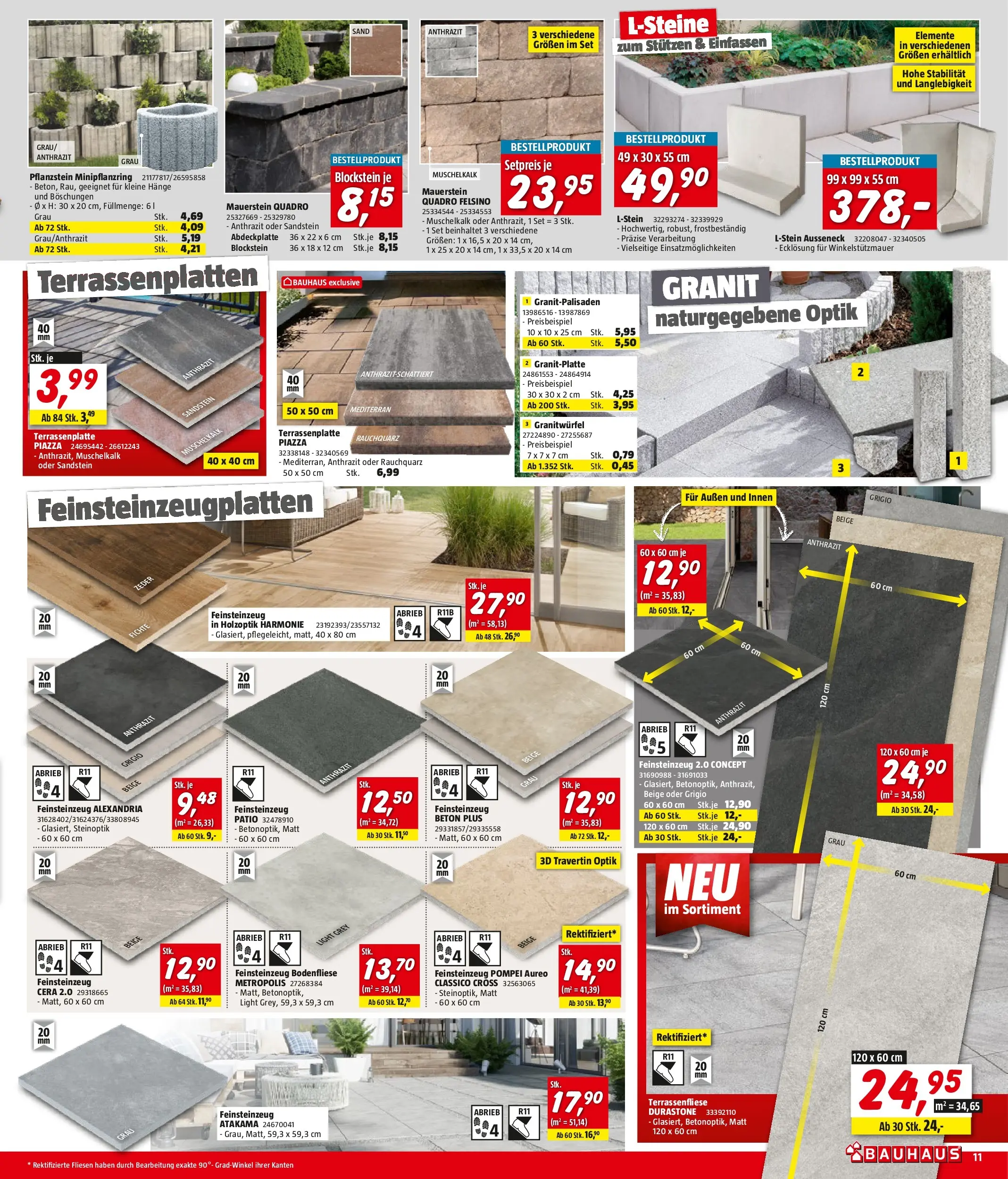 Bauhaus Salzburg, Villach, Wiener Neudorf von 24.06.2026 - Aktuelle Angebote | Seite: 11