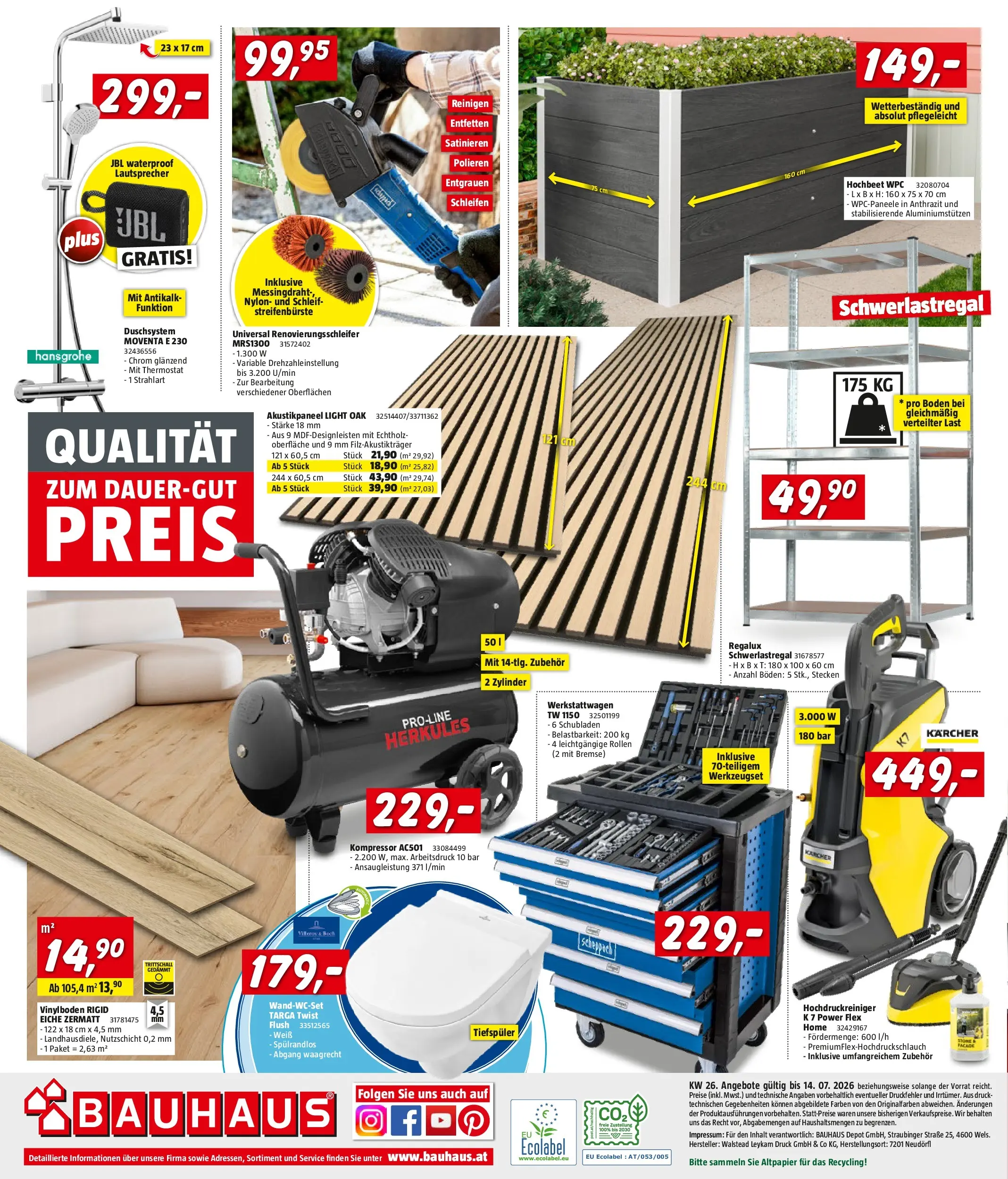 Bauhaus Salzburg, Villach, Wiener Neudorf von 24.06.2026 - Aktuelle Angebote | Seite: 24 | Produkte: Lautsprecher