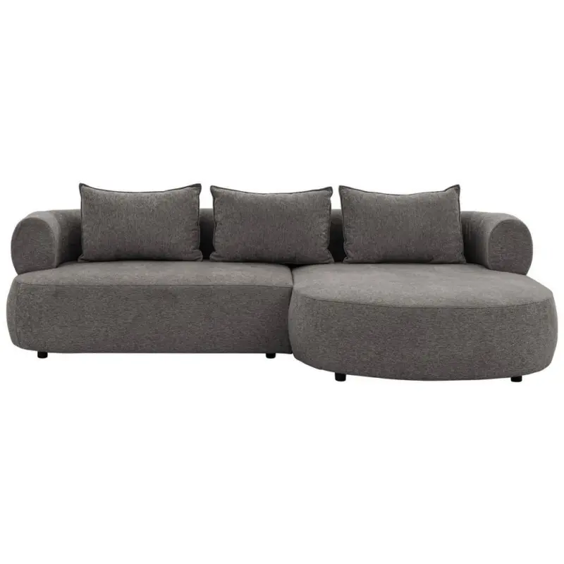 ECKSOFA Ferro Anthrazit S: 256x156 cm